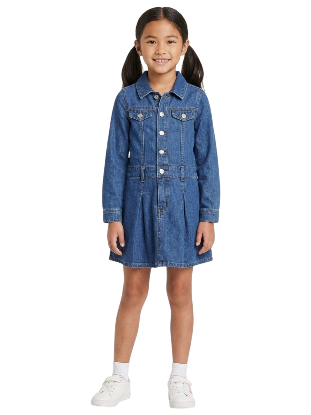 Image for Kids Girl's jeans Dress,Blue