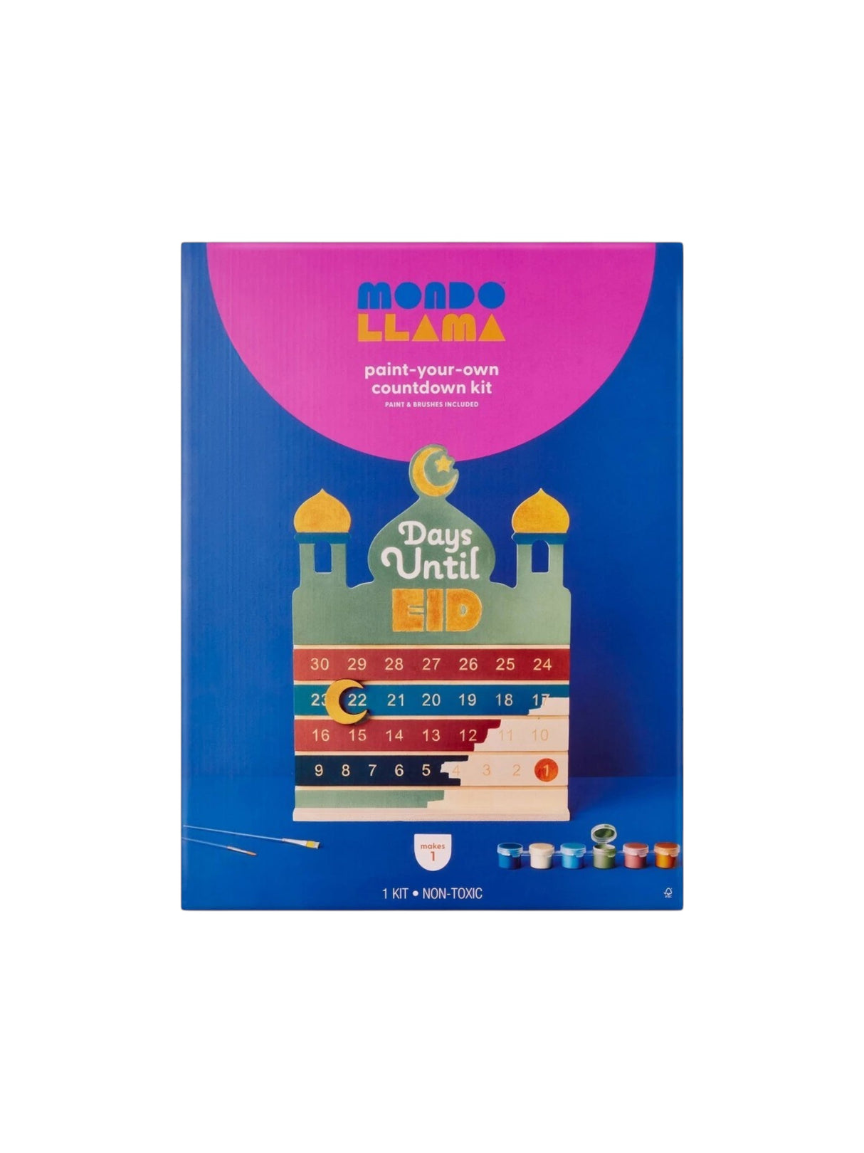 Image for Ramadan Craft Wood Countdown Painting Kit