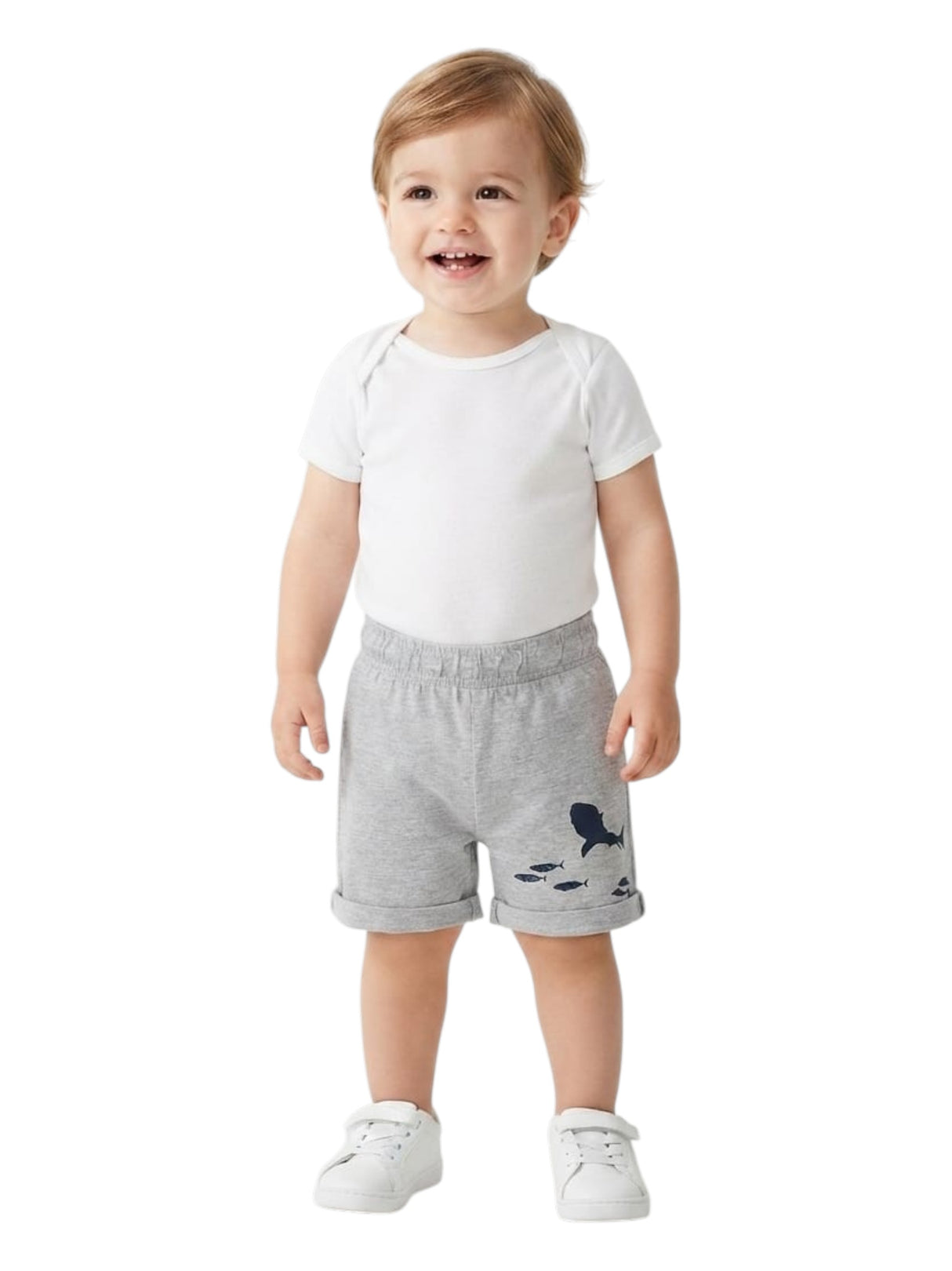 Image for Kids Boy's Printed Short,Grey