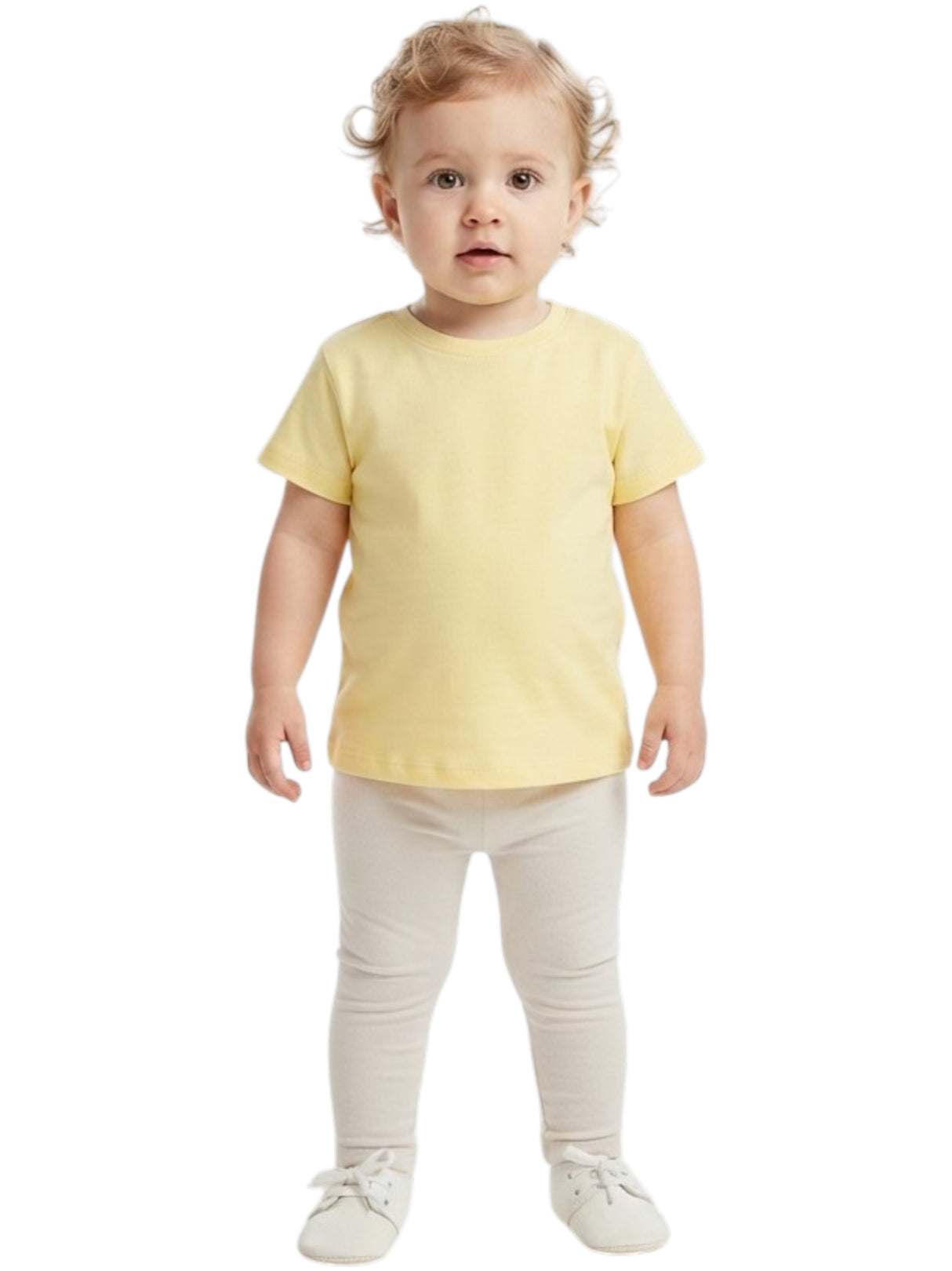 Image for Kids Girl's Plain Top,Yellow