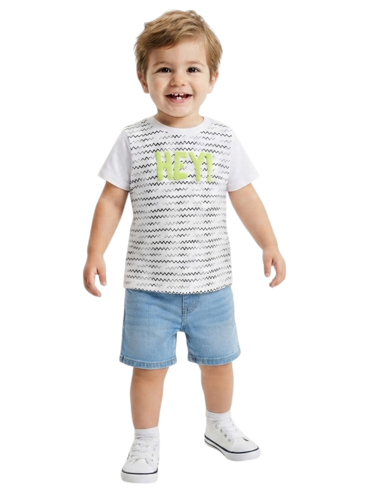 Image for Kids Boy's Printed Top,White