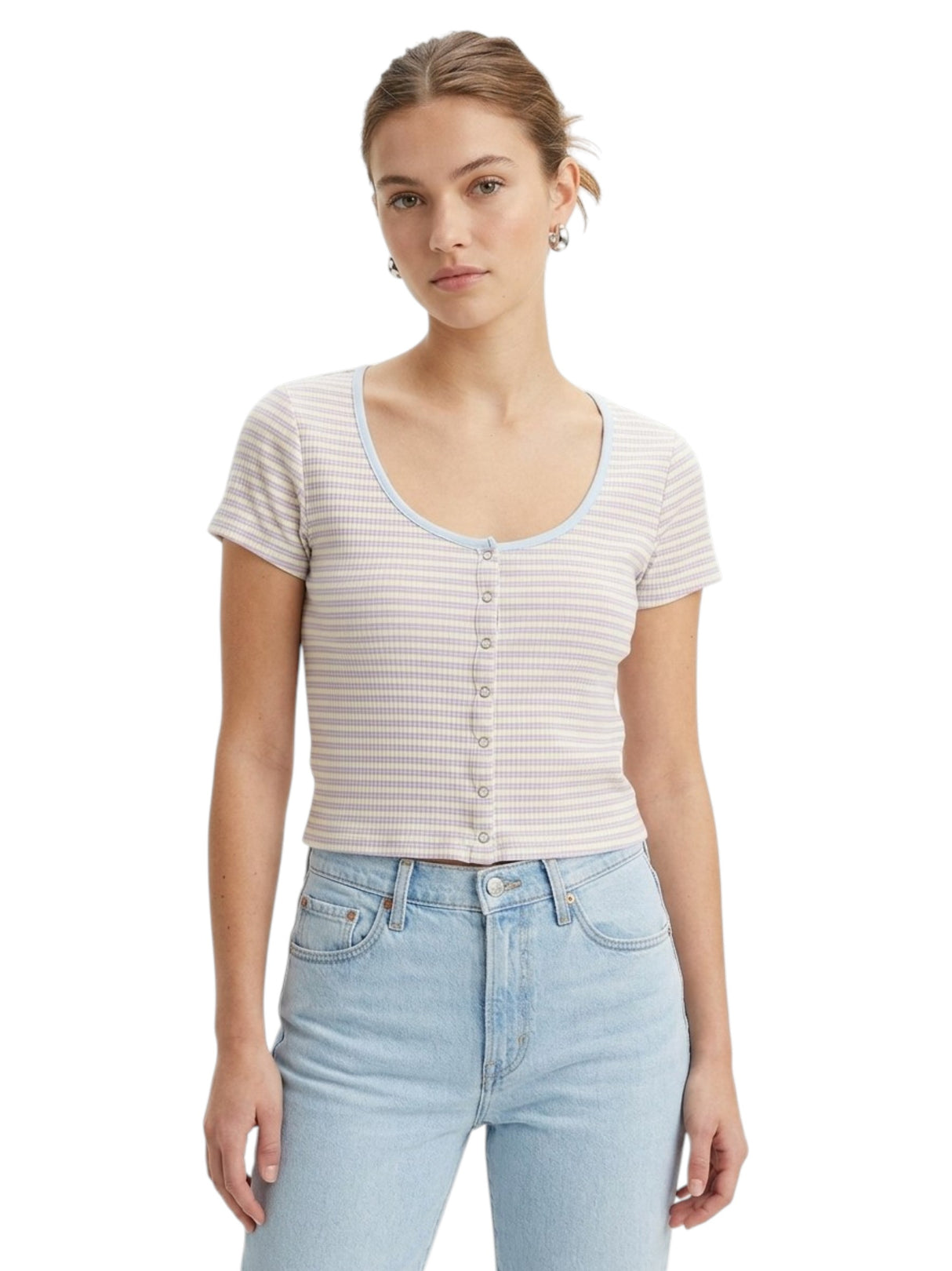 Image for Women's Stripped Top,Multi
