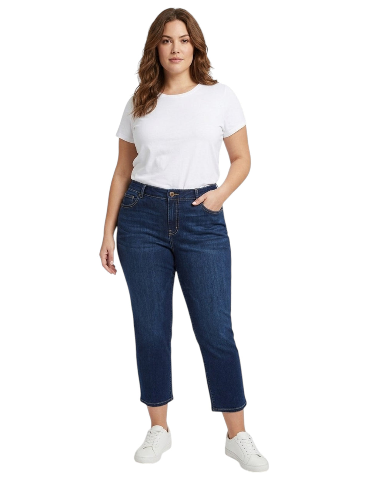 Image for Women's Plain Jeans,Dusty Blue