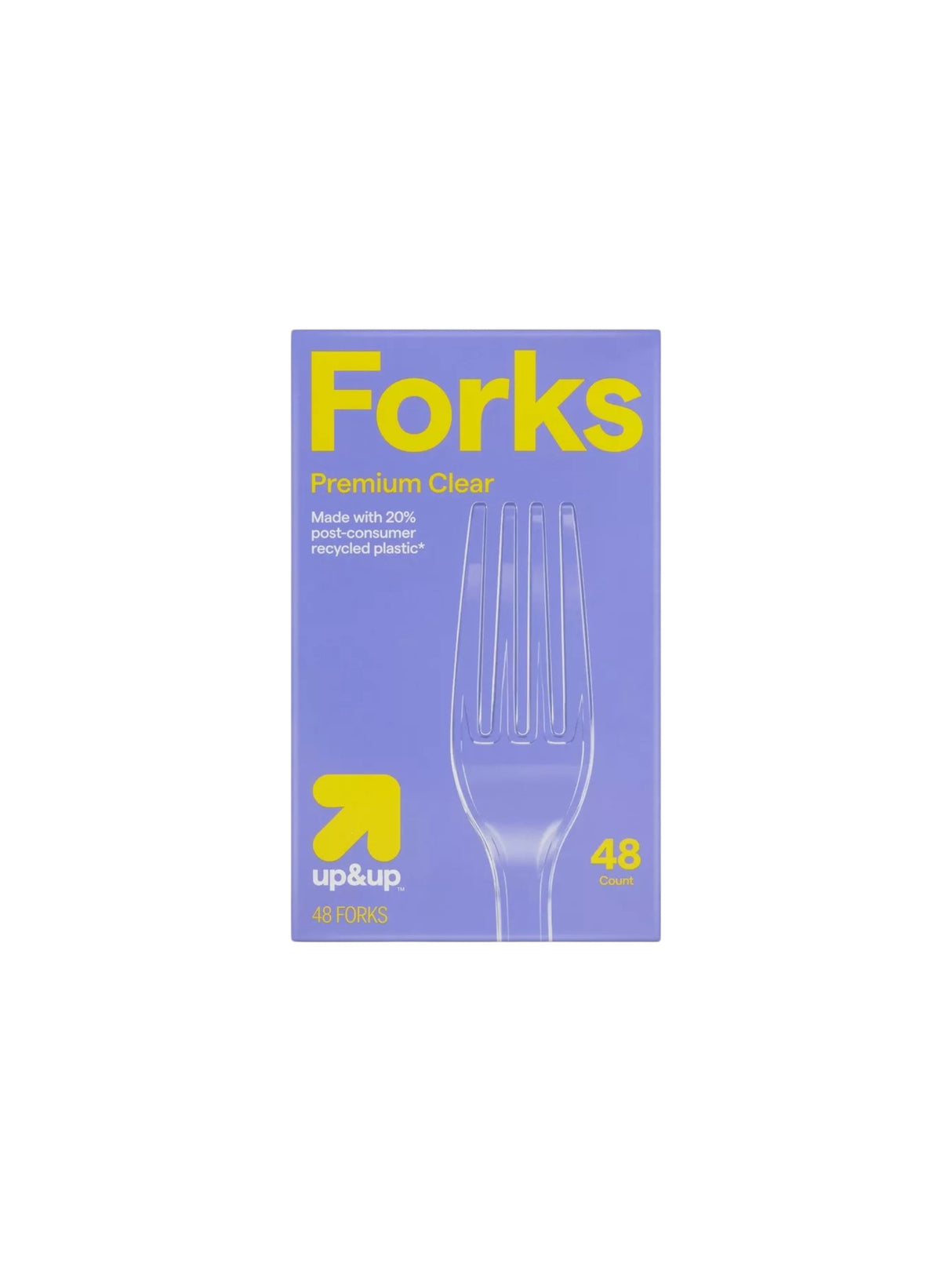 Image for Premium Clear Plastic Forks