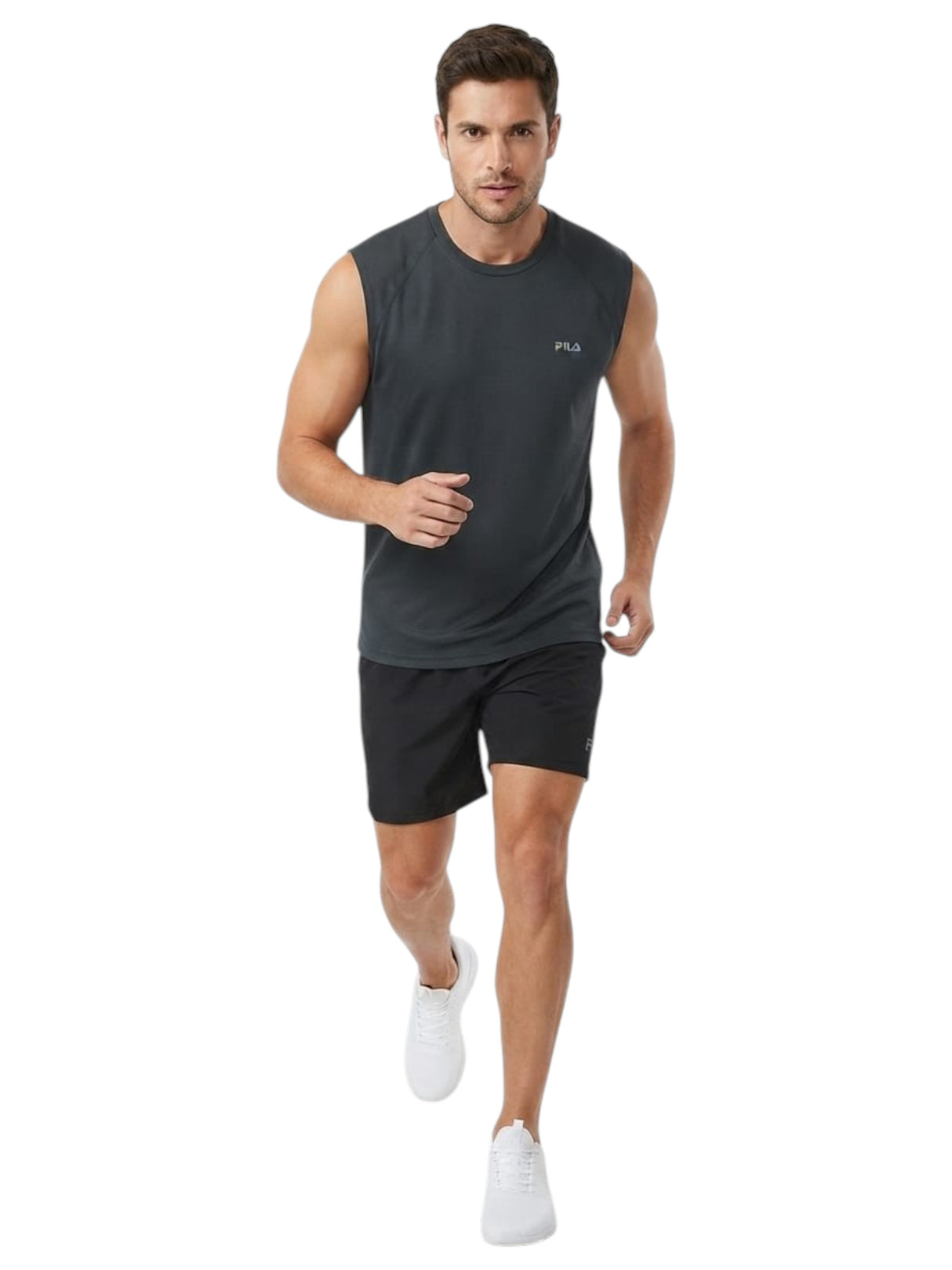 Image for Men's Plain Sport Top,Dark Grey