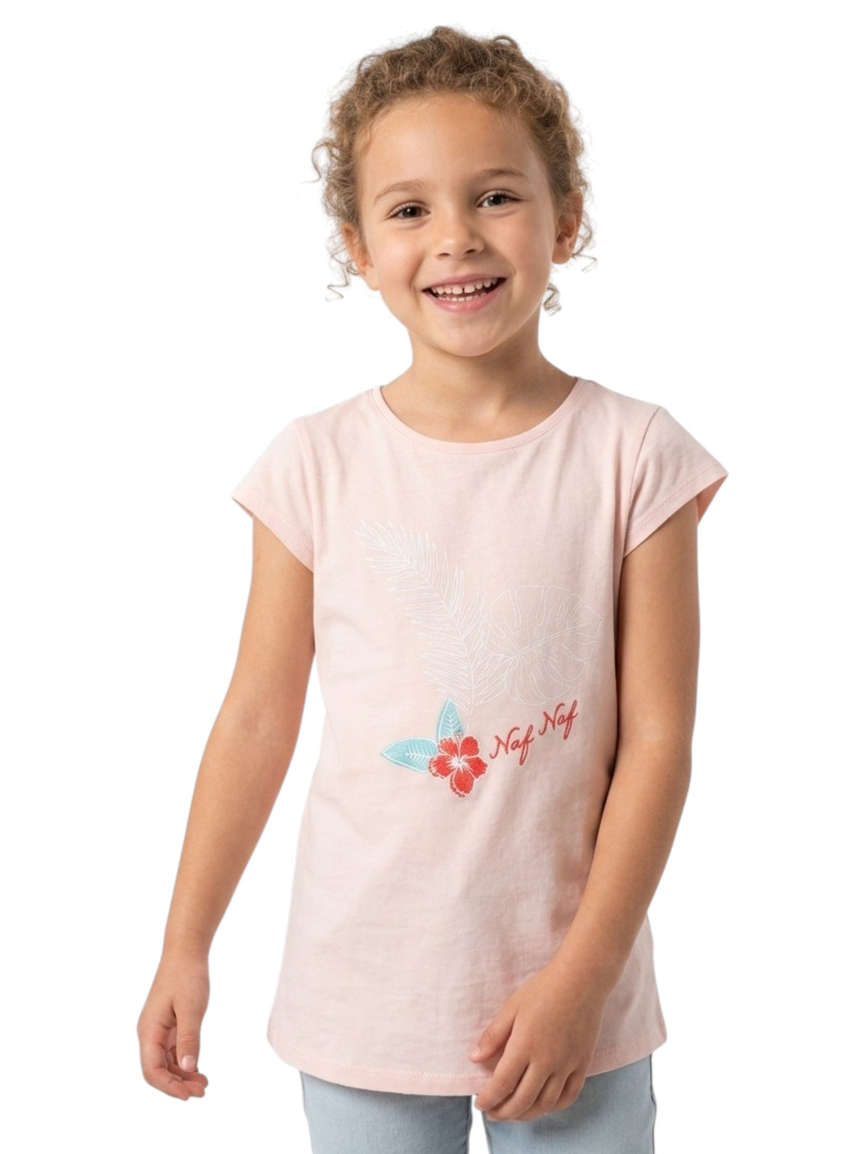 Image for Kids Girl's Printed Top,Light Pink