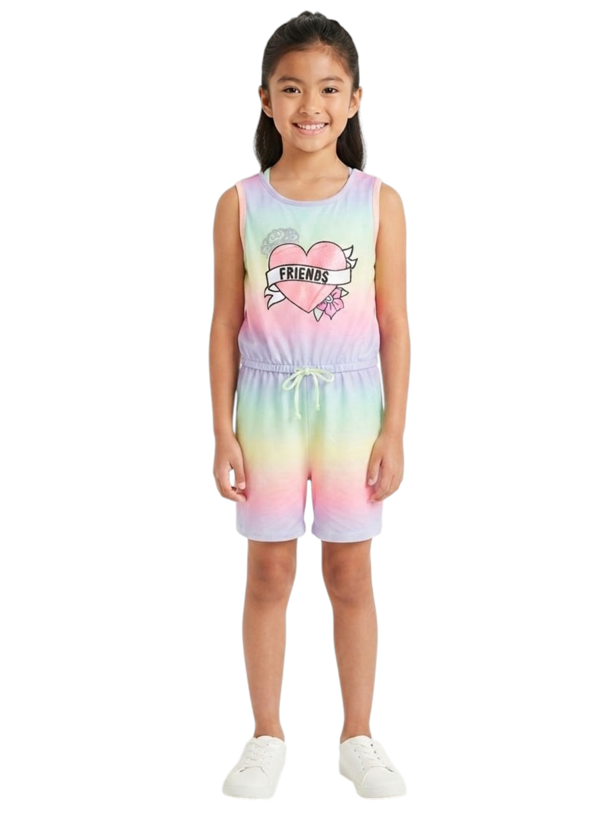 Image for Kids Girl's Printed Jumpsuit,Multi