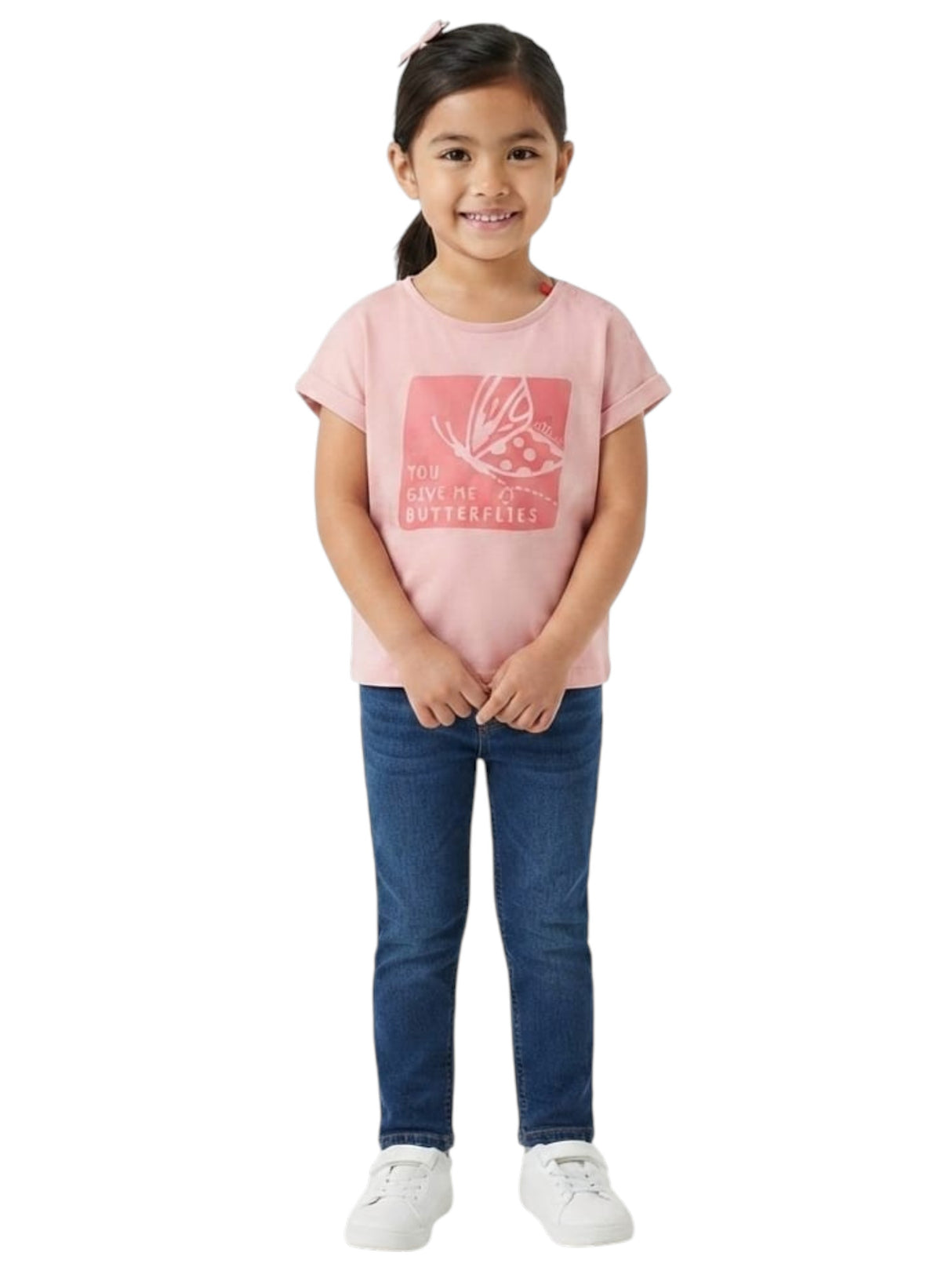 Image for Kids Girl's Printed Top,Pink