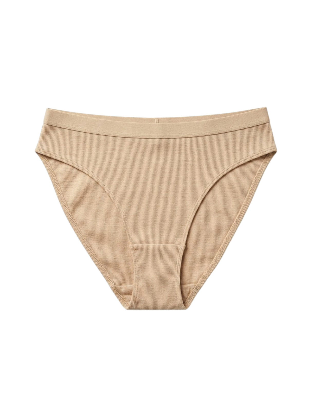 Image for Women's Ribbed Slip,Beige