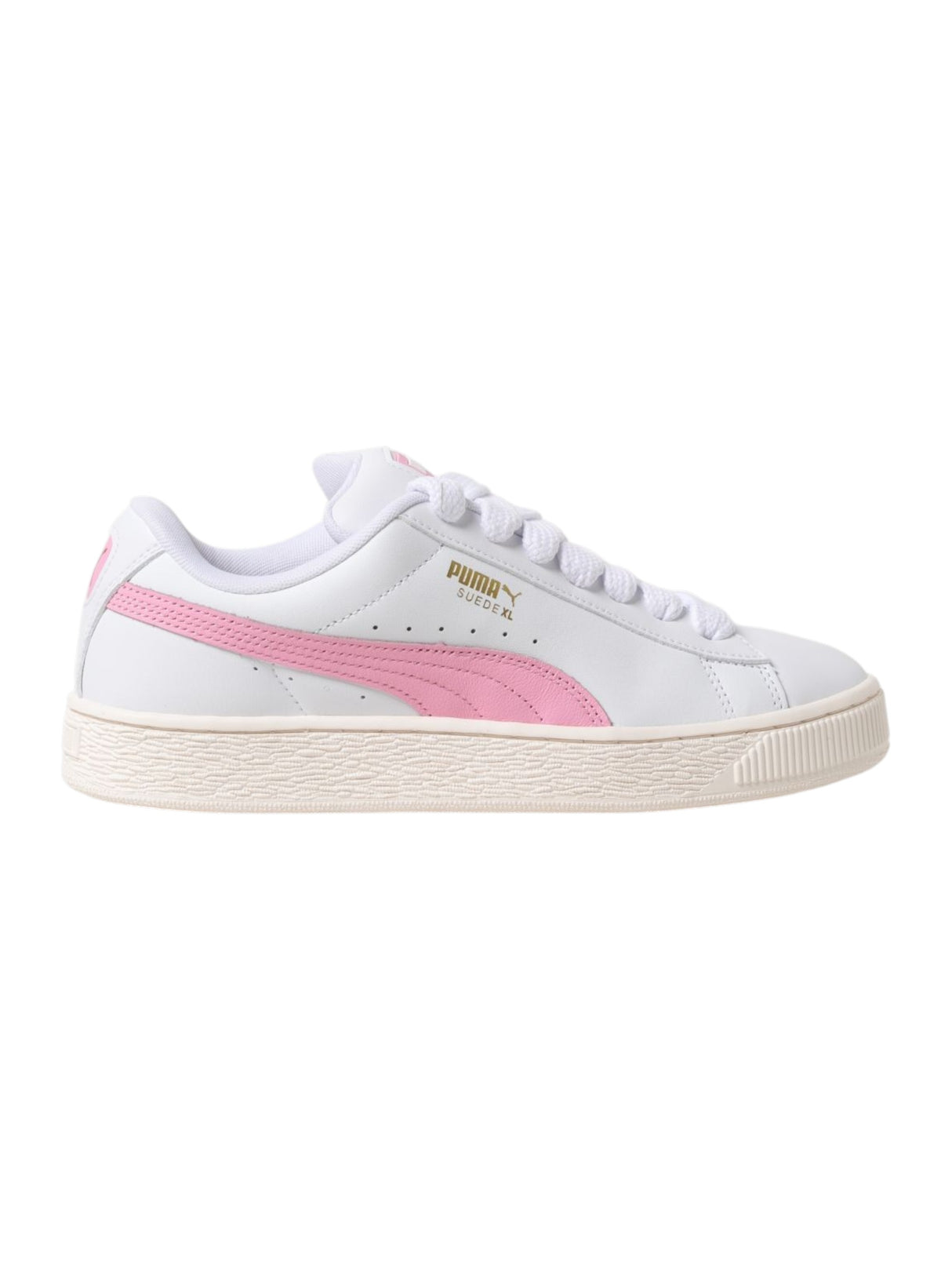 Image for Women's Logo Pattched Leather Shoes,White