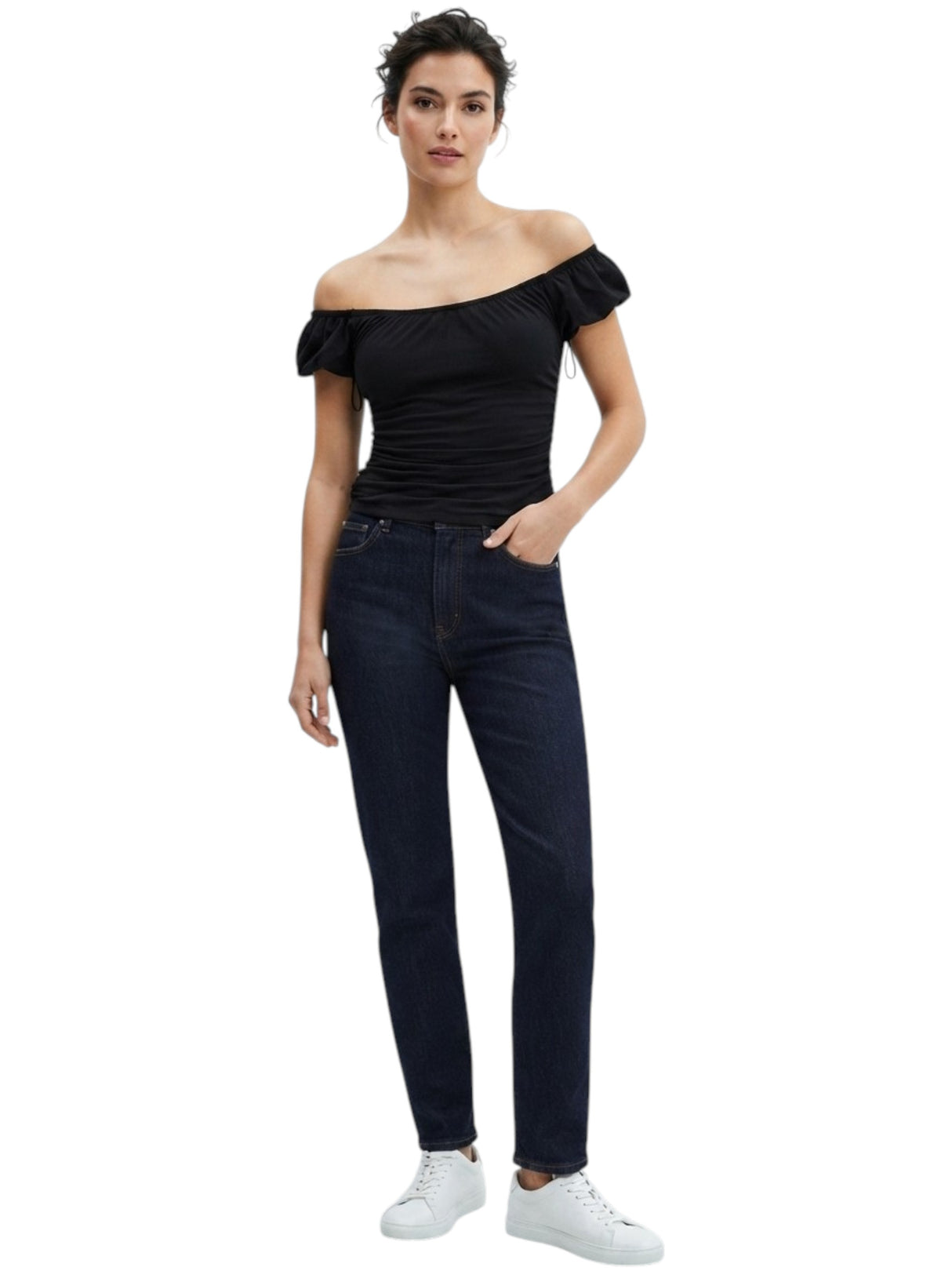 Image for Women's Plain Top,Black