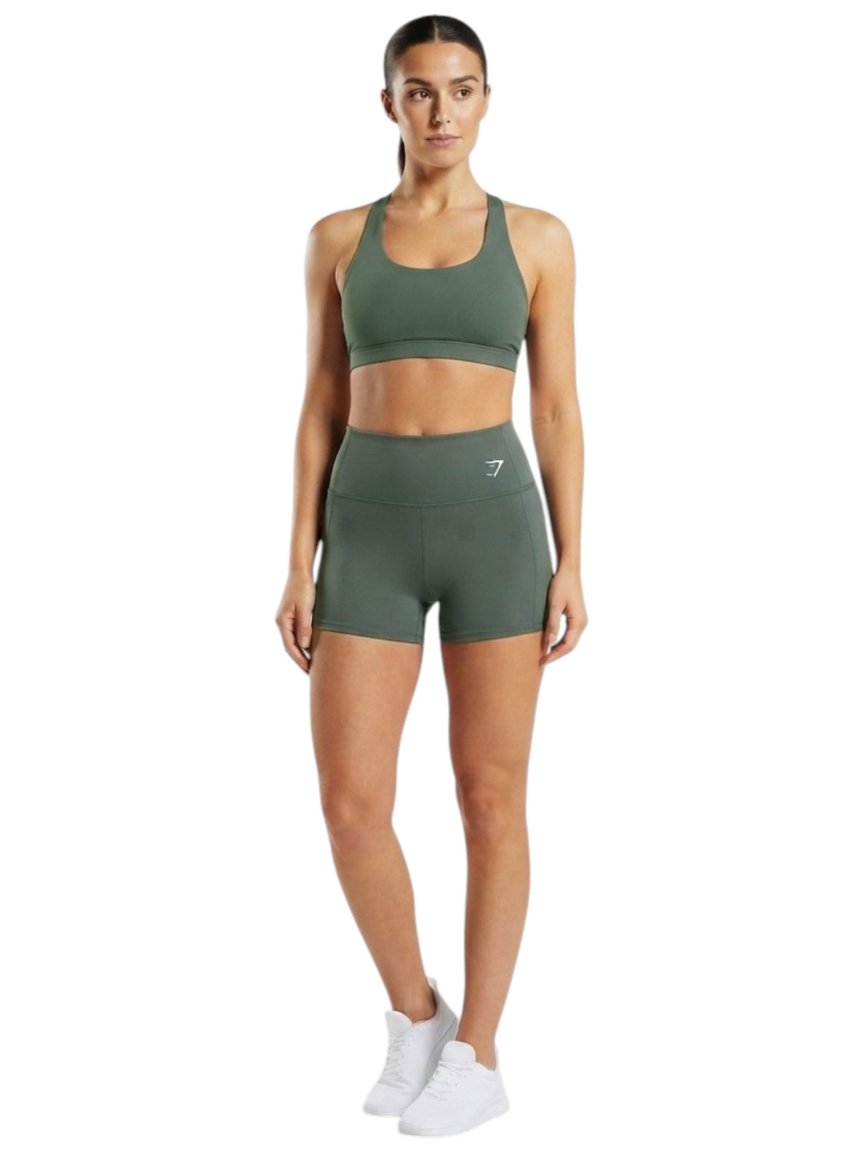 Image for Women's Plain Sport Short,Rotten Green