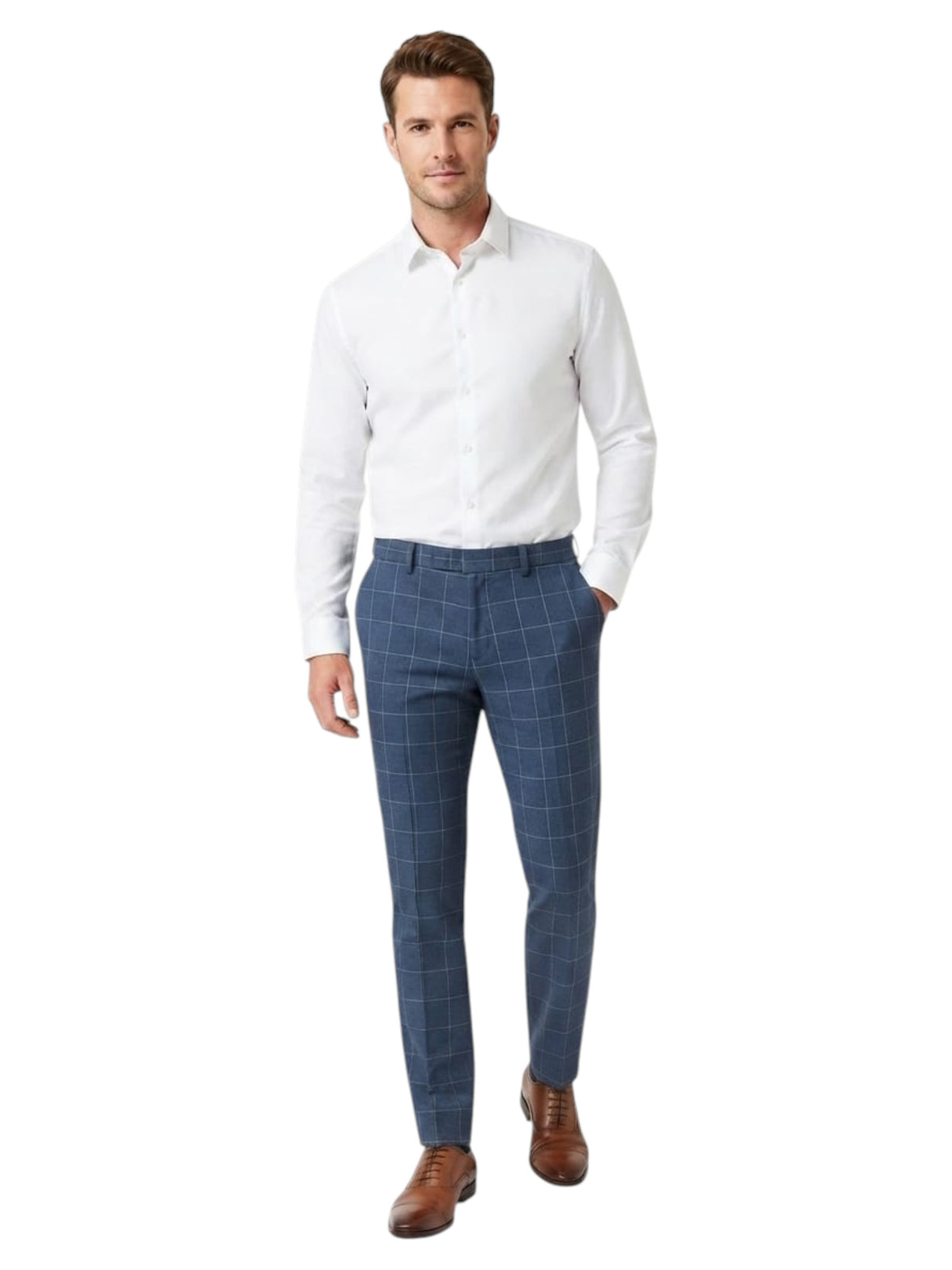 Image for Men's Plaid Classic pants,Navy