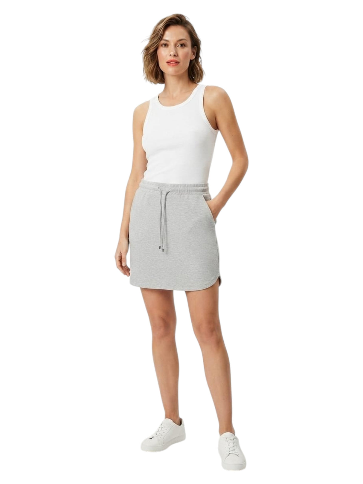 Image for Women's Plain Skirt,Grey