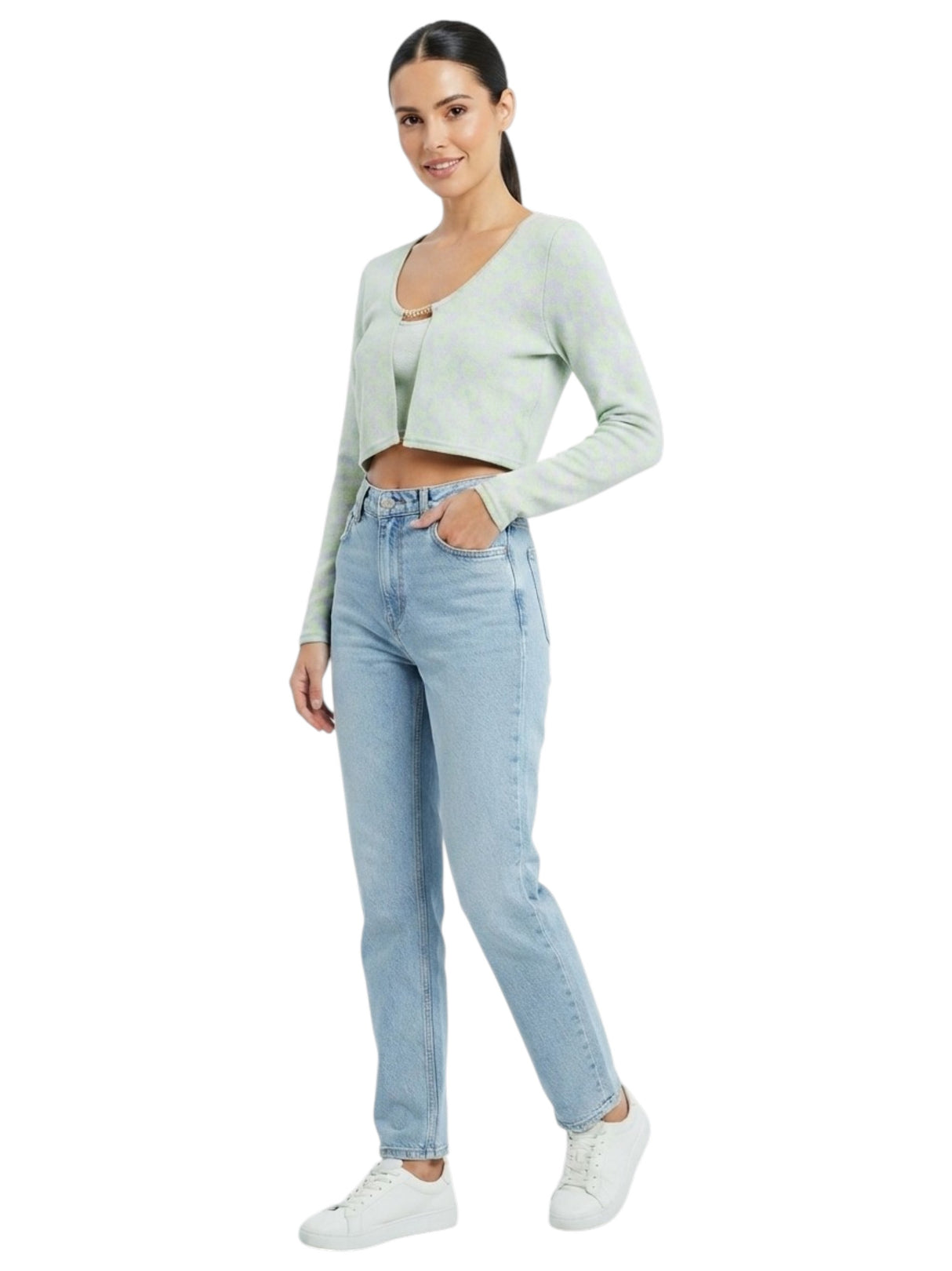 Image for Women's Floral Printed Cardigan,Multi