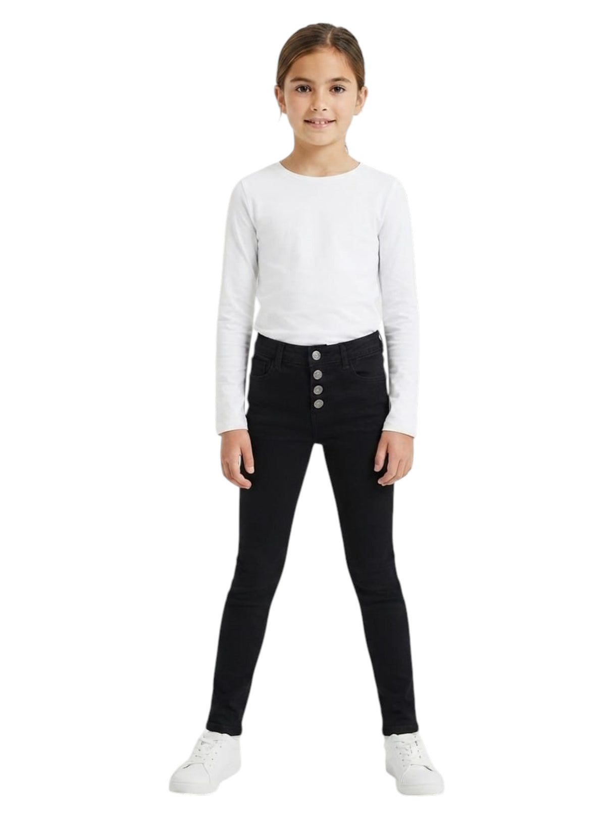 Image for Kids Girl's Plain Jeans,Black