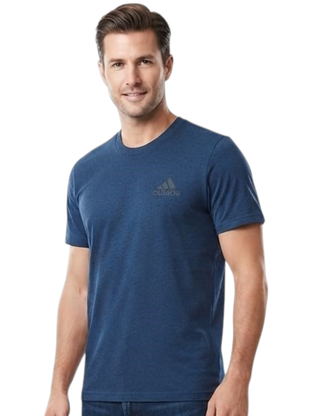 Image for Men's Brand Logo Printed Sport Top,Navy