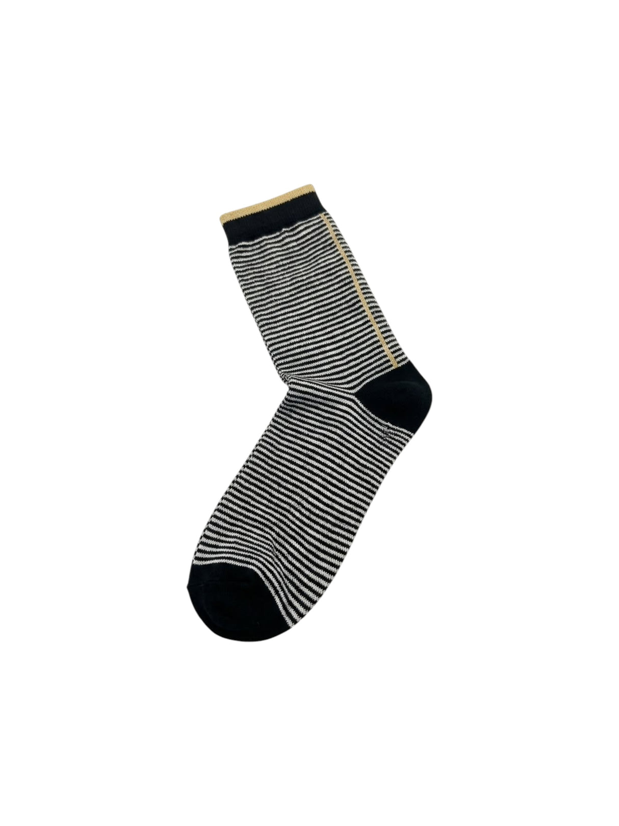 Image for Women's Striped Glitter Socks,Black/Gold