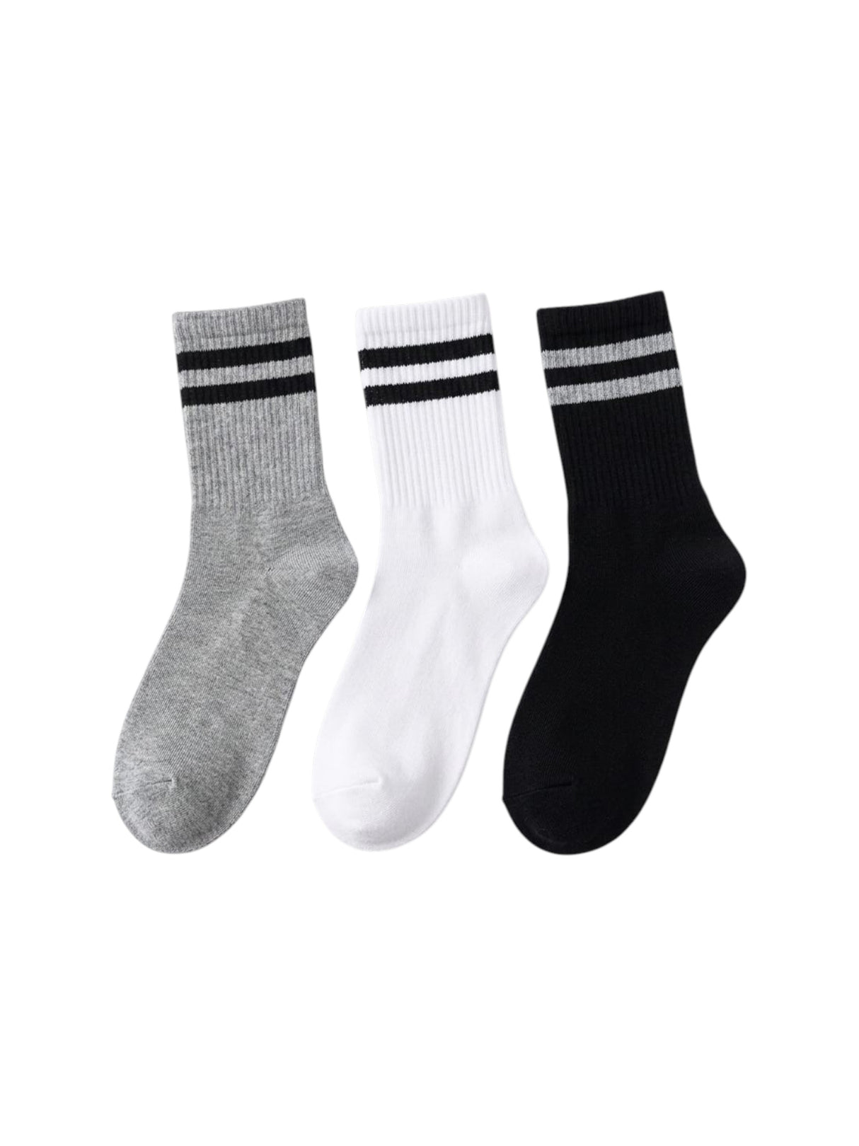 Image for Men's Knitted Long Thin Socks Set 3Pieces,Multi