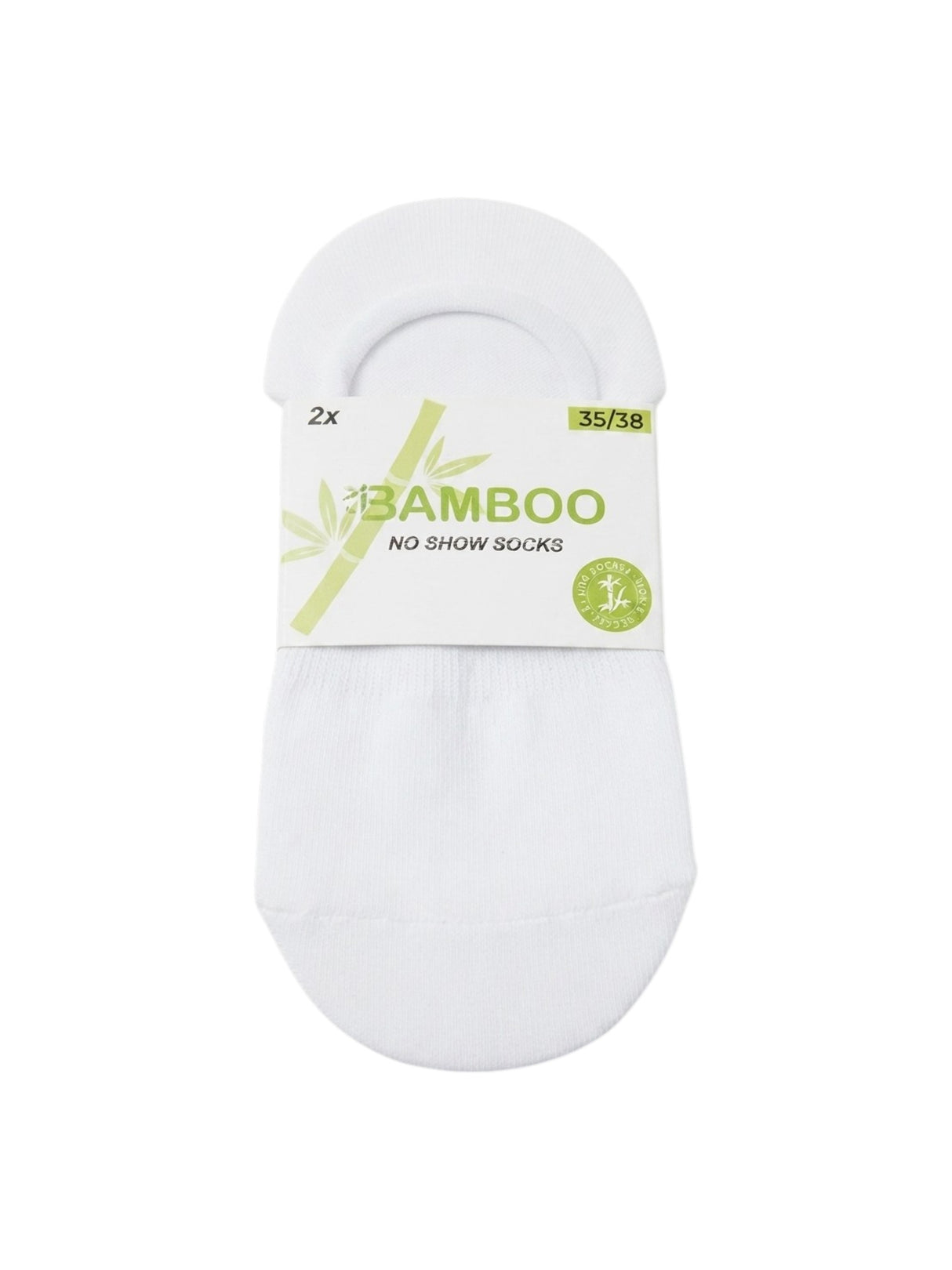 Image for Women's Plain Solid Socks 2Pieces,White