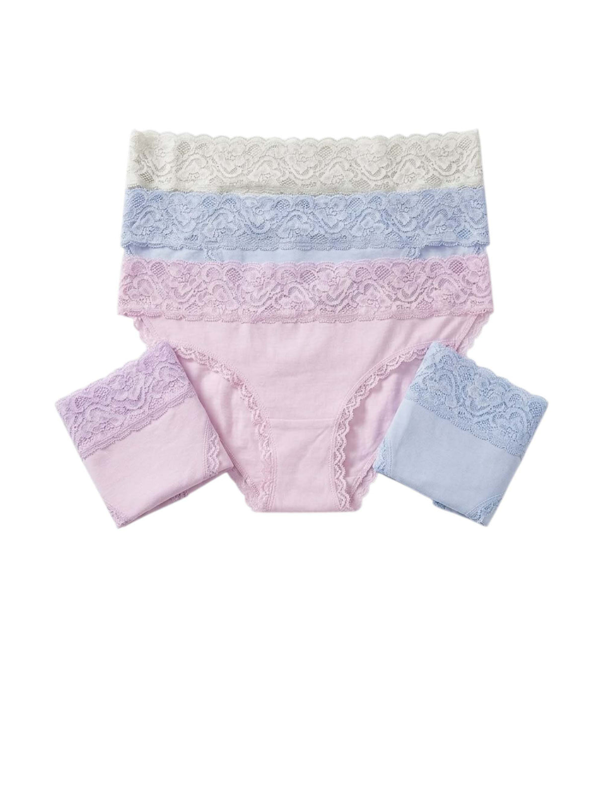Image for Women's Lace Slip Set 5Pieces,Multi