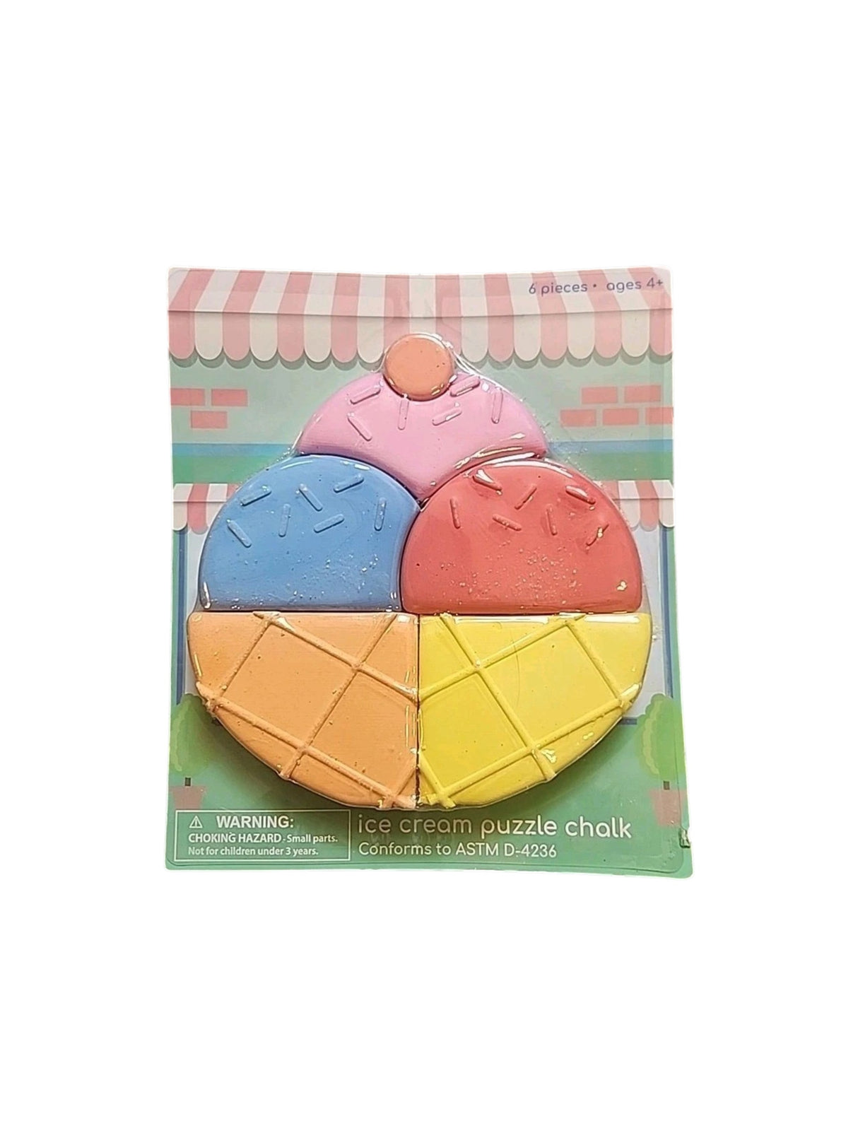 Image for Ice Cream Puzzle Chalk Set