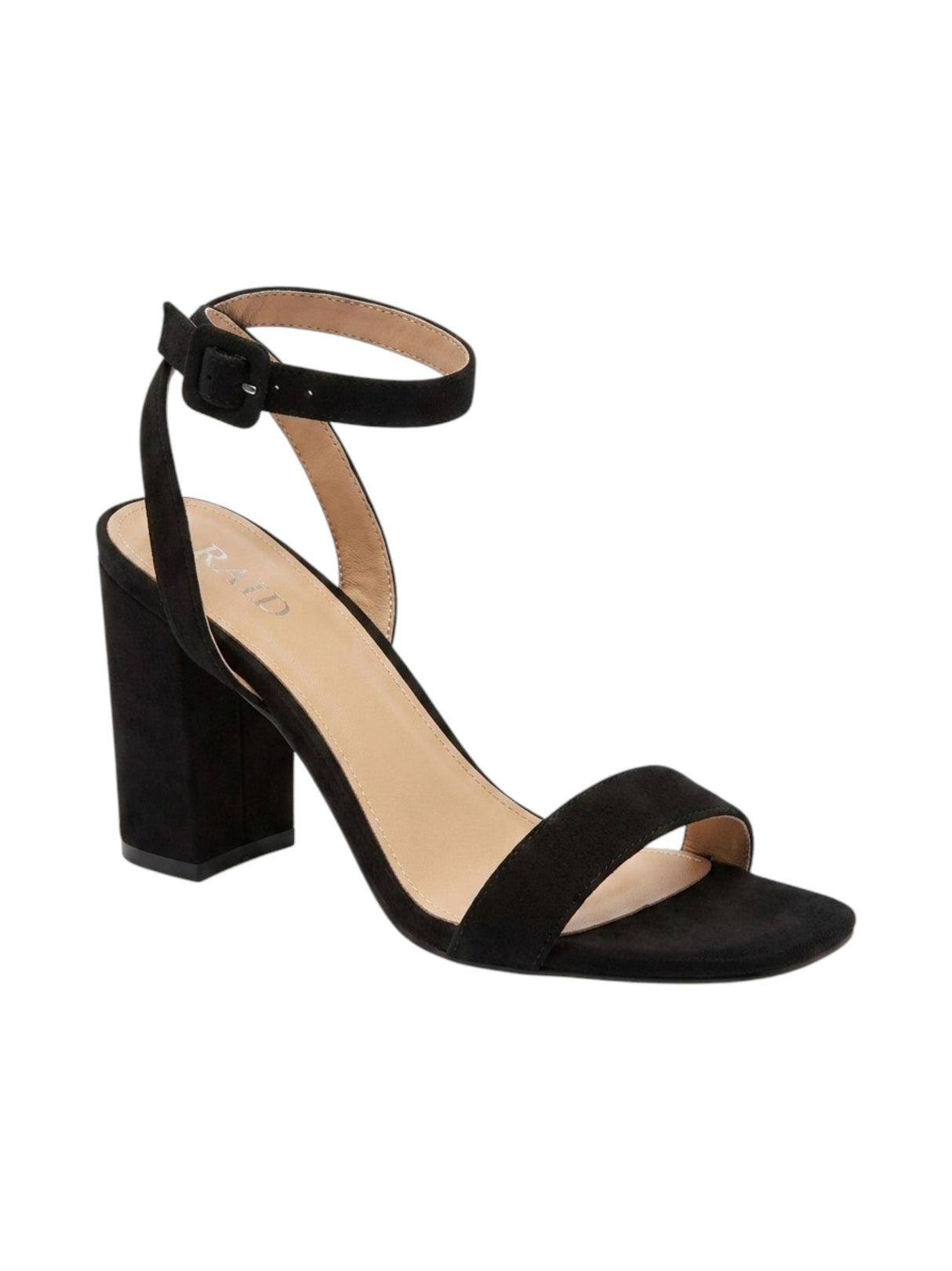 Image for Women's Textured Heeled Shoes,Black