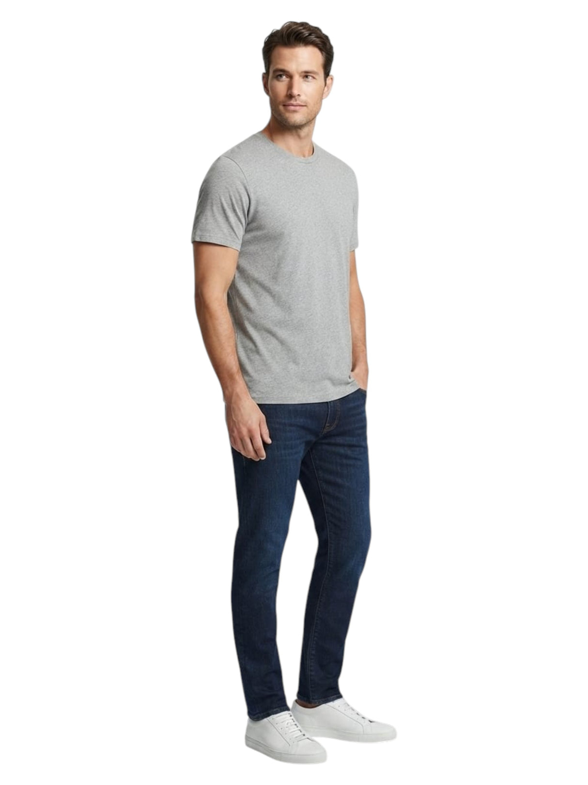 Image for Men's Plain Solid Top,Grey