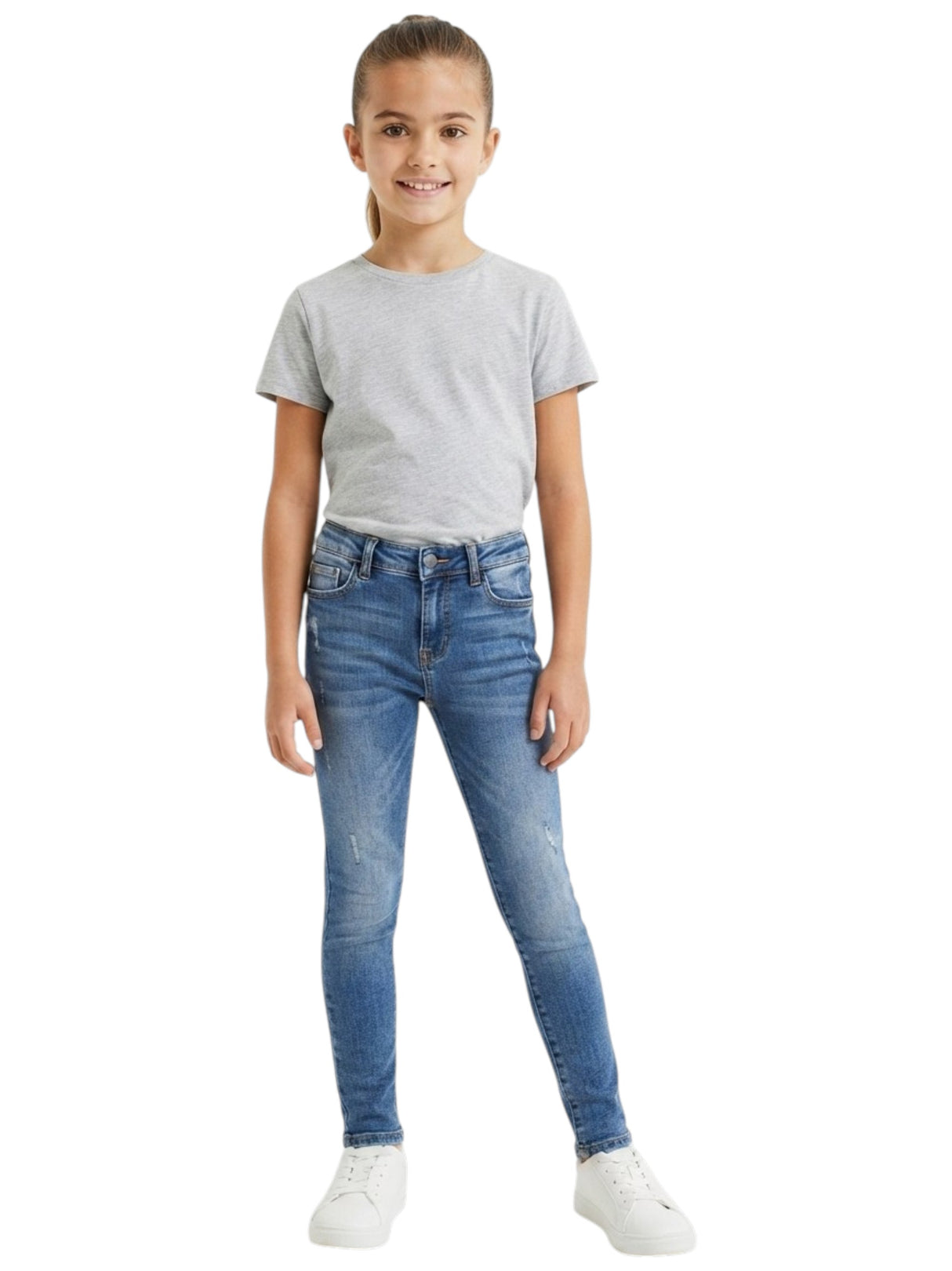 Image for Kids Girl's Plain Jeans,Blue