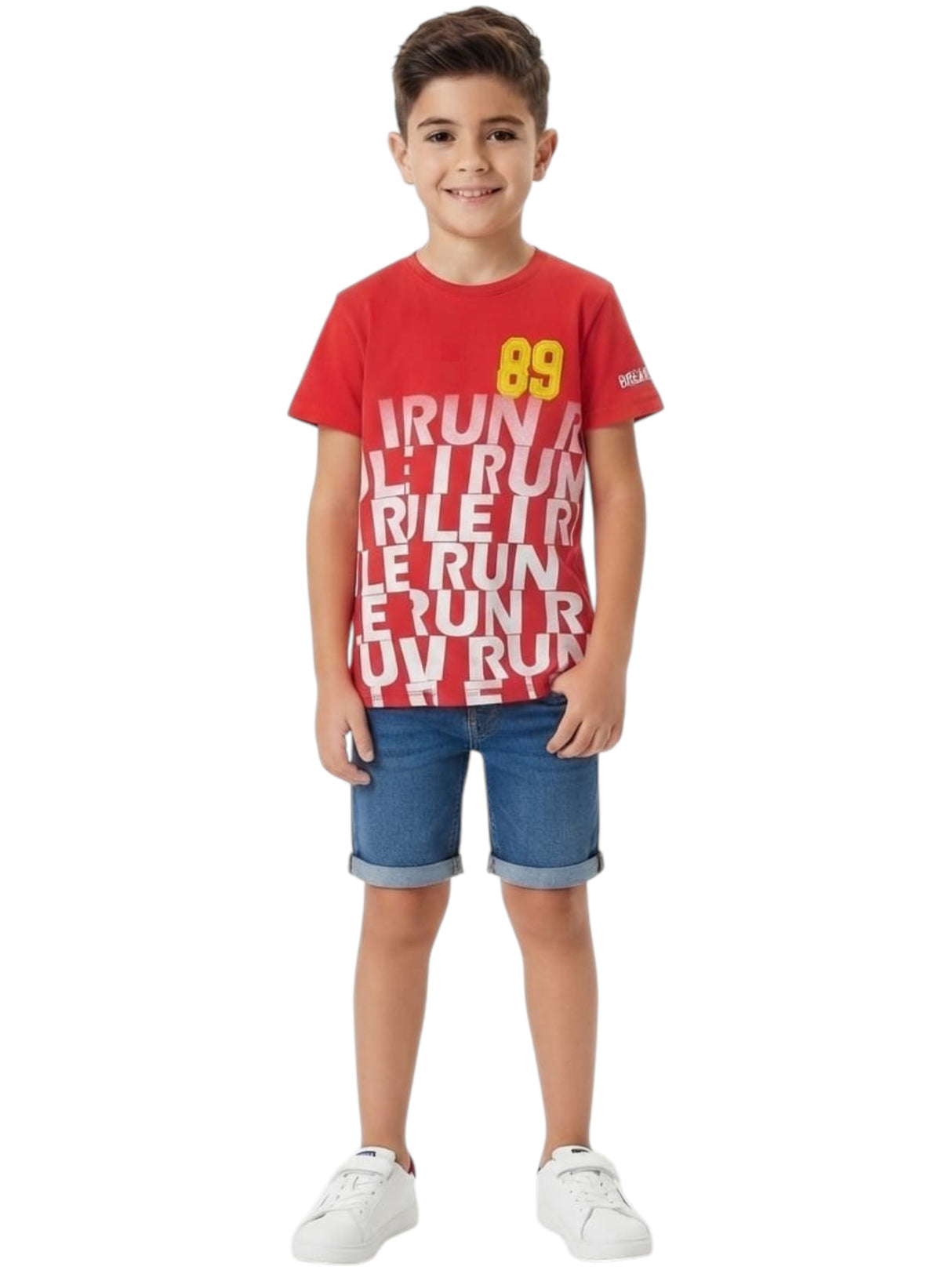 Image for Kids Boy's Printed Top,Red