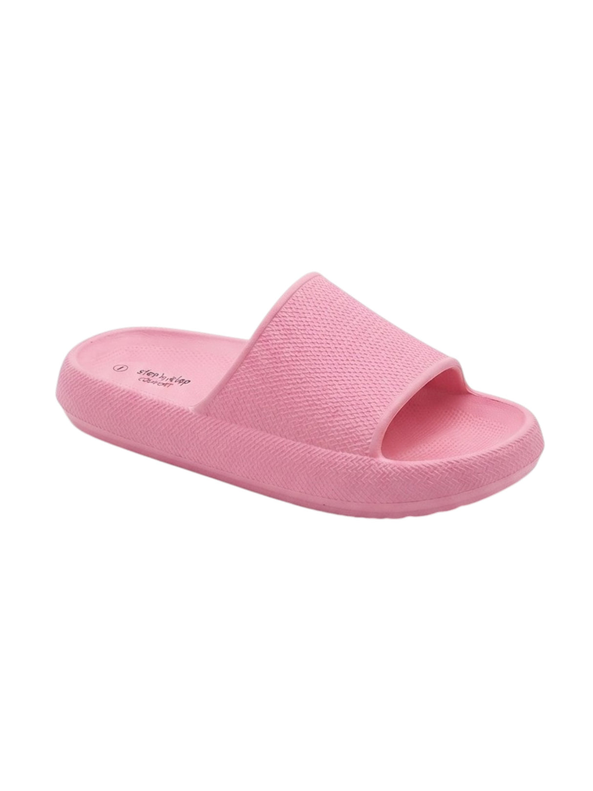 Image for Women's Textured Slippers,Pink