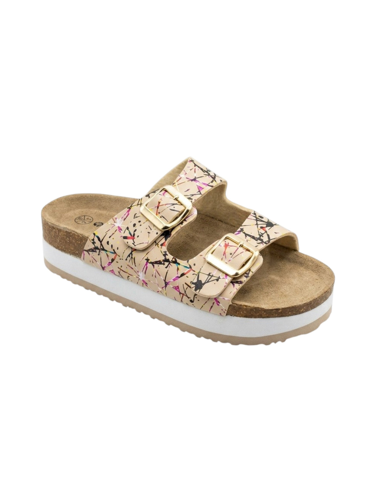 Image for Women's Printed Slippers,Multi