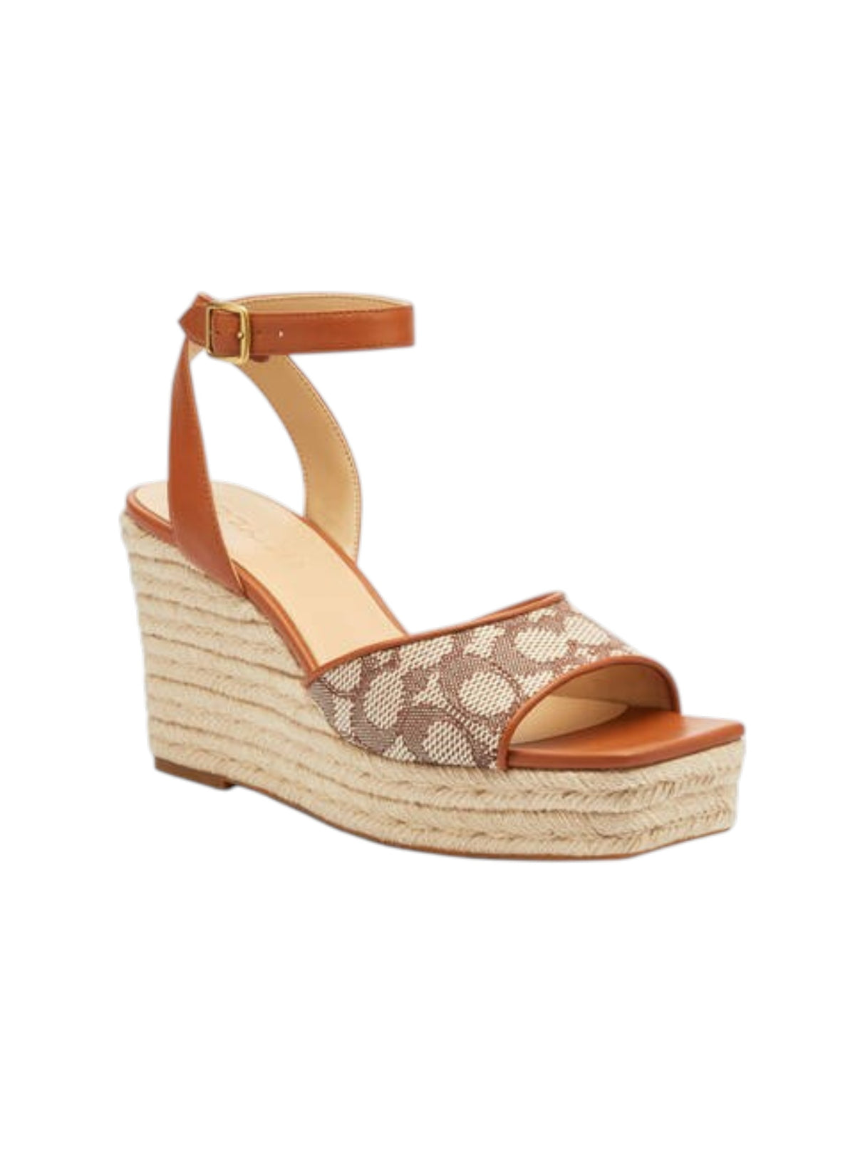 Image for Women's Logo Patched Sandals,Brown