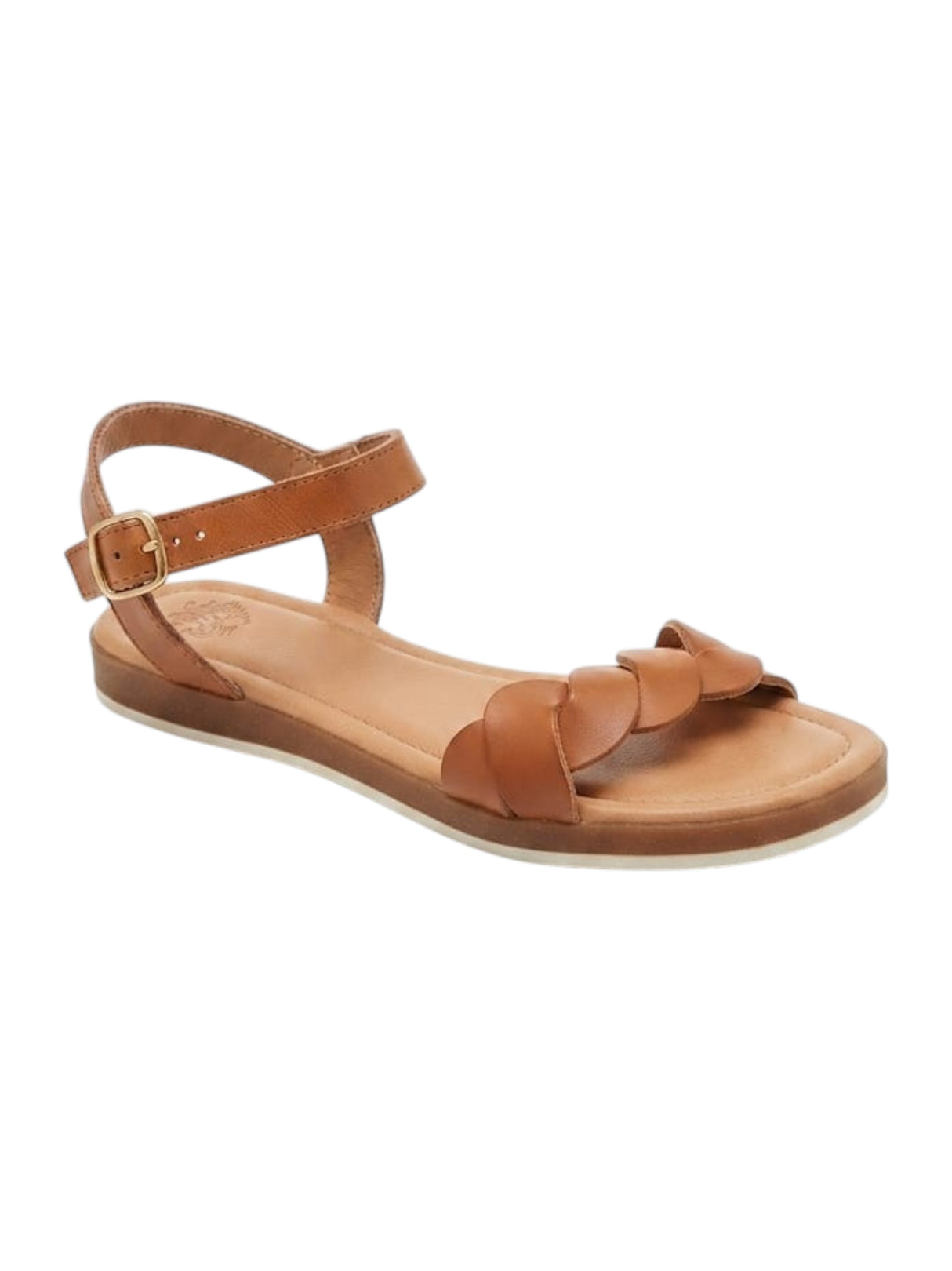 Image for Women's Plain Sandals,Brown