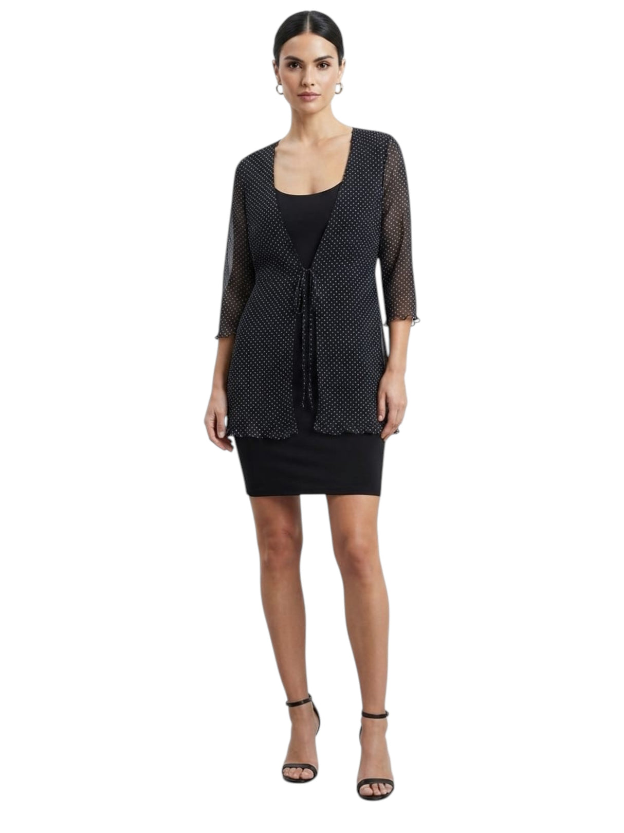 Image for Women's Mesh Cardigan,Black