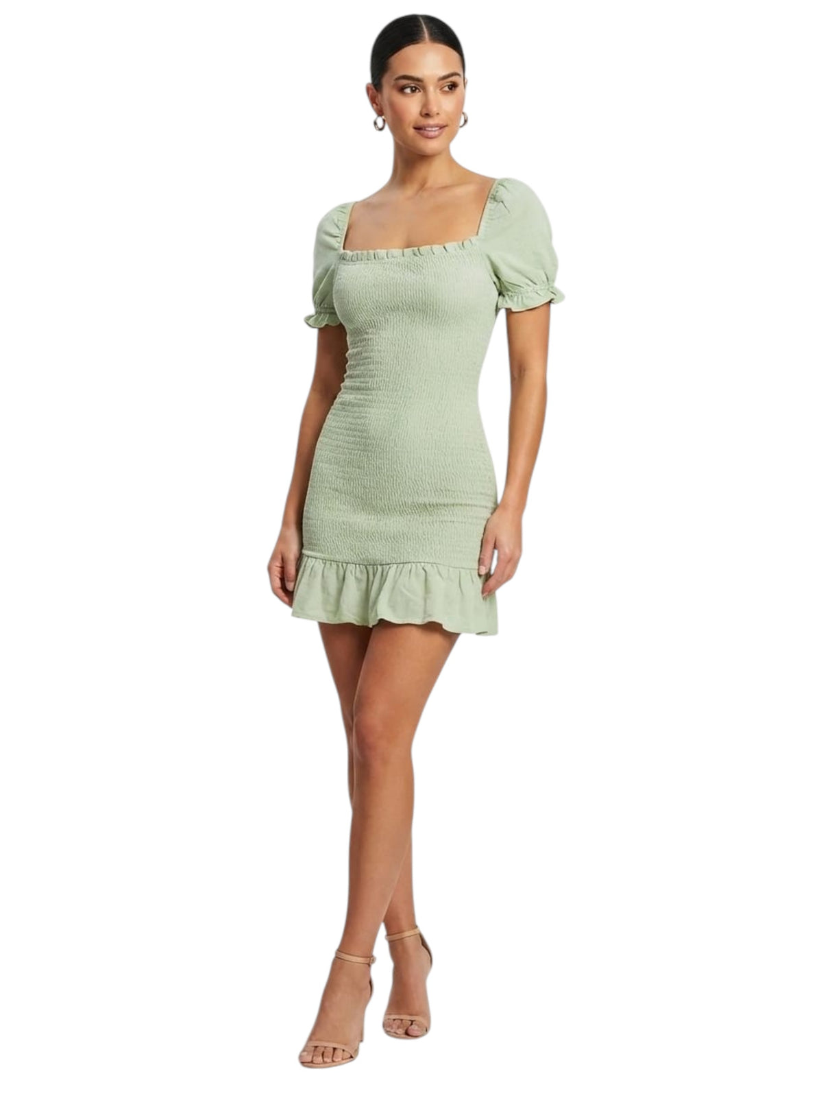 Image for Women's Ribbed Dress,Green