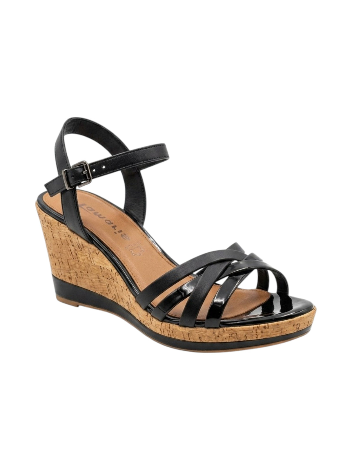 Image for Women's Plain Sandals,Black/Brown