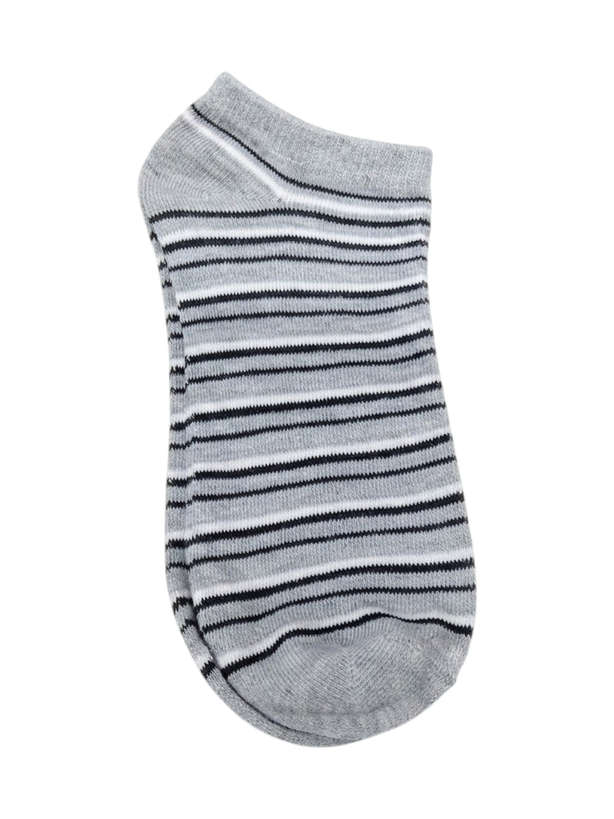 Image for Kids Boys 1 Pair Striped Ankle Socks,Grey