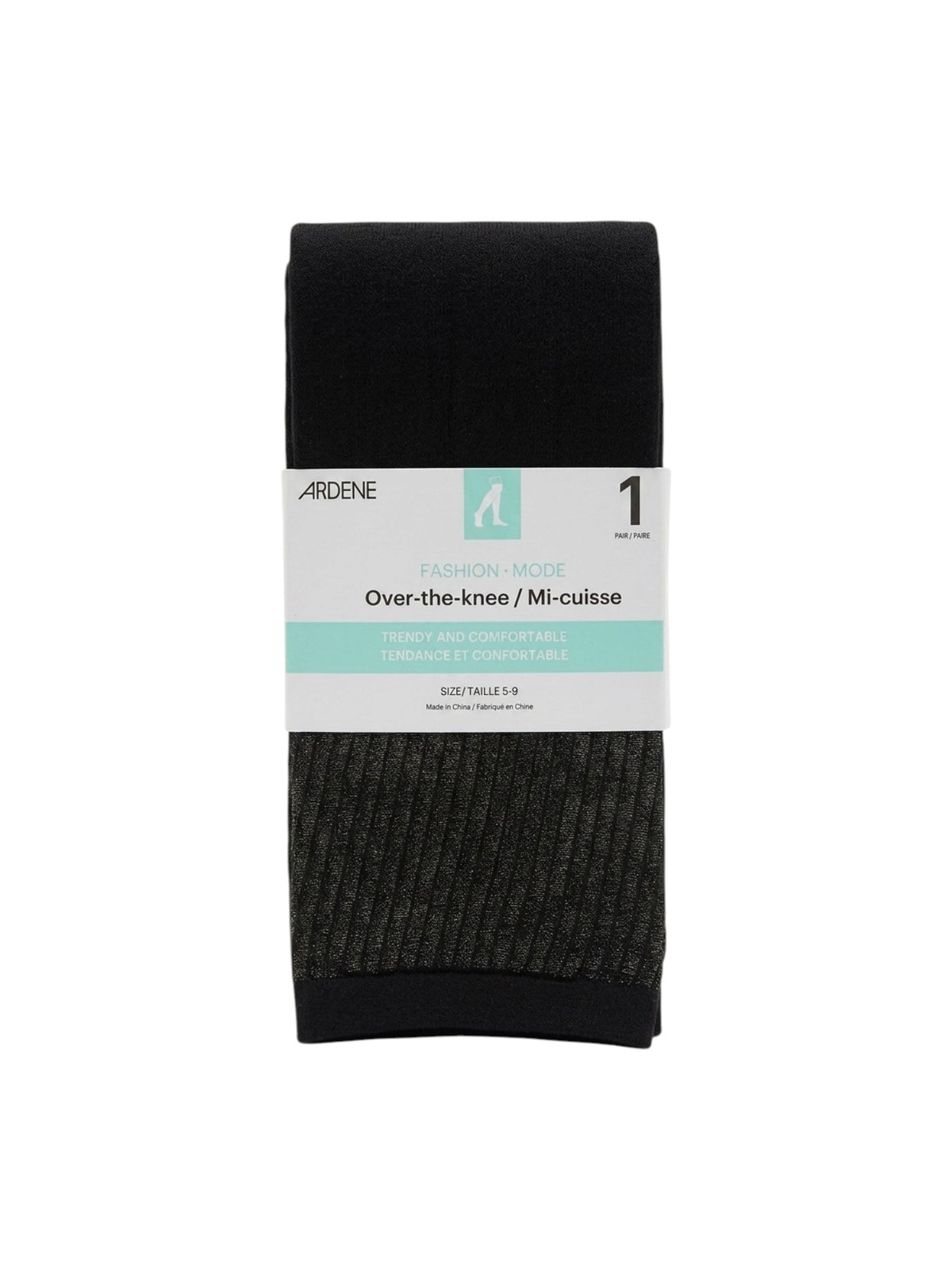 Image for Women's 1 Pair Plain Over-The-Knee Socks,Black