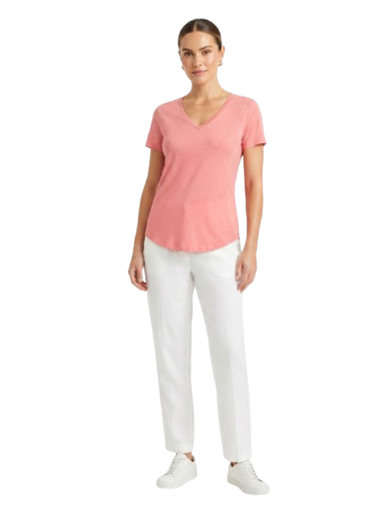 Image for Women's Plain Solid Top,Pink