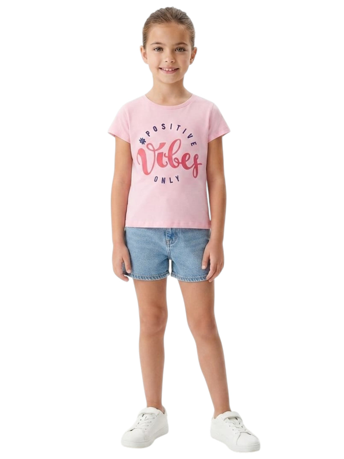 Image for Kids Girl's Printed Top,Pink