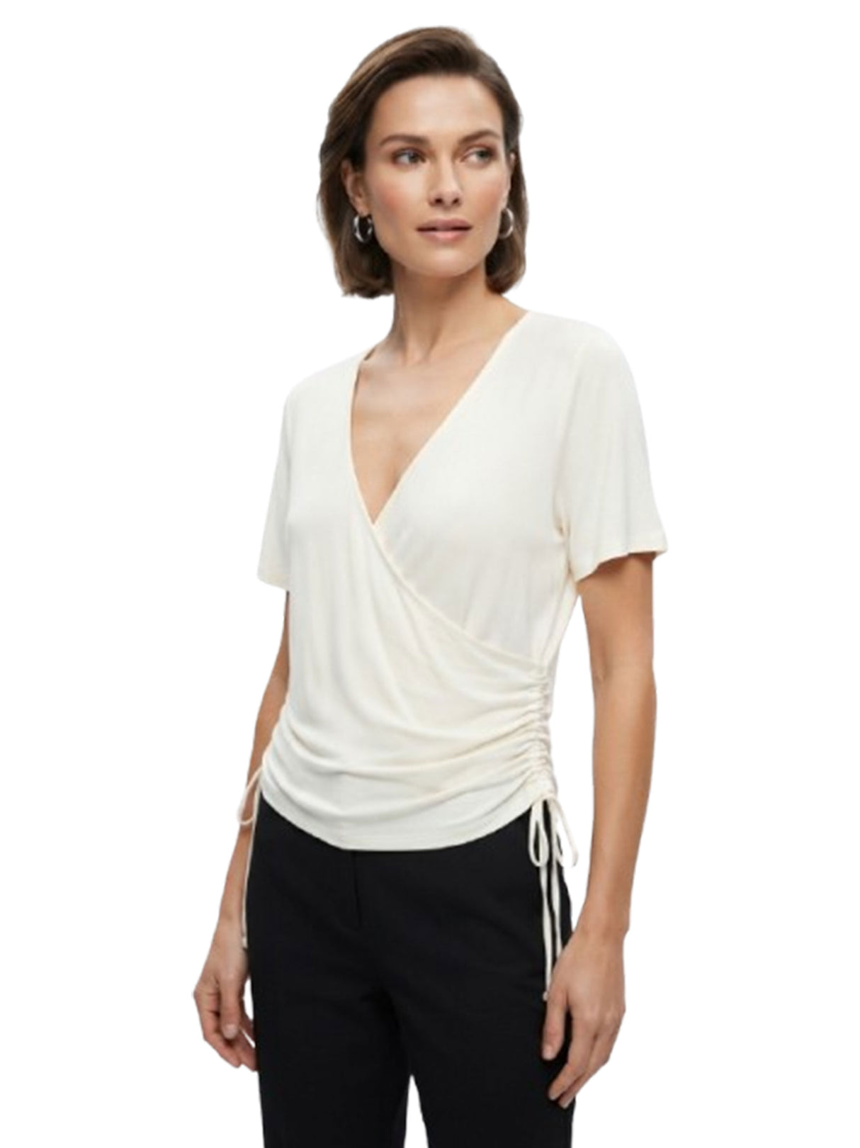 Image for Women's Plain Solid Top,White