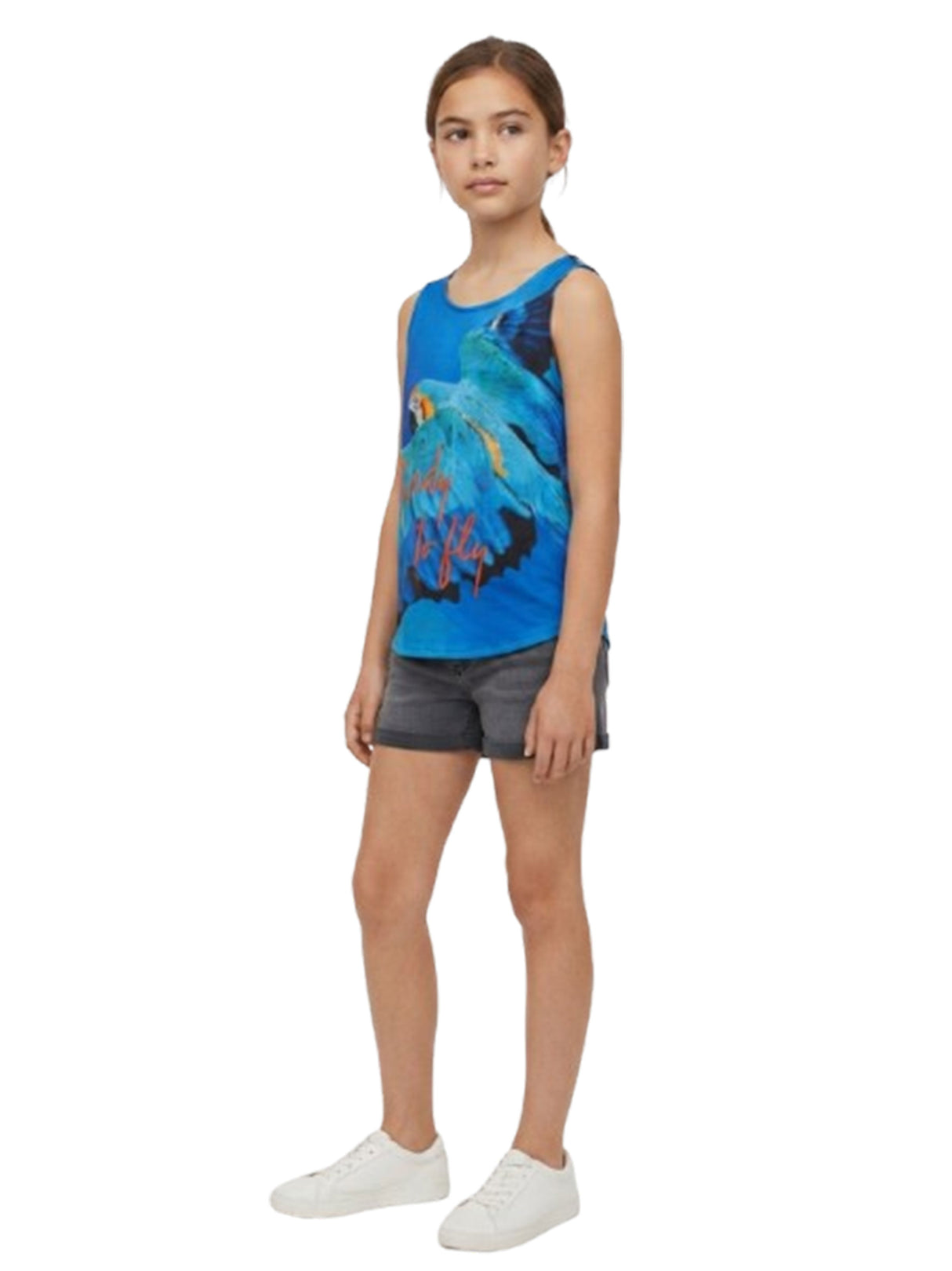 Image for Kids Girl's Printed Top,Navy