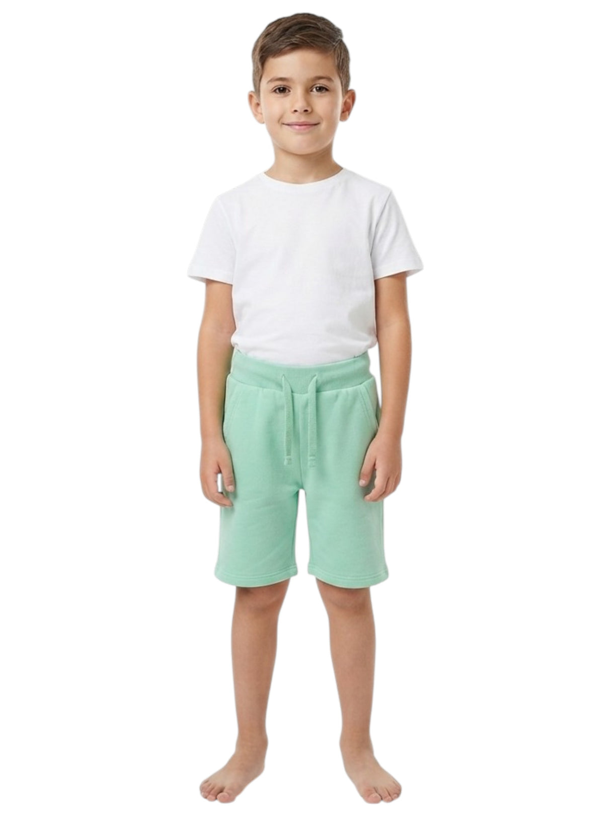 Image for Kids Boy's Plain Short,Green