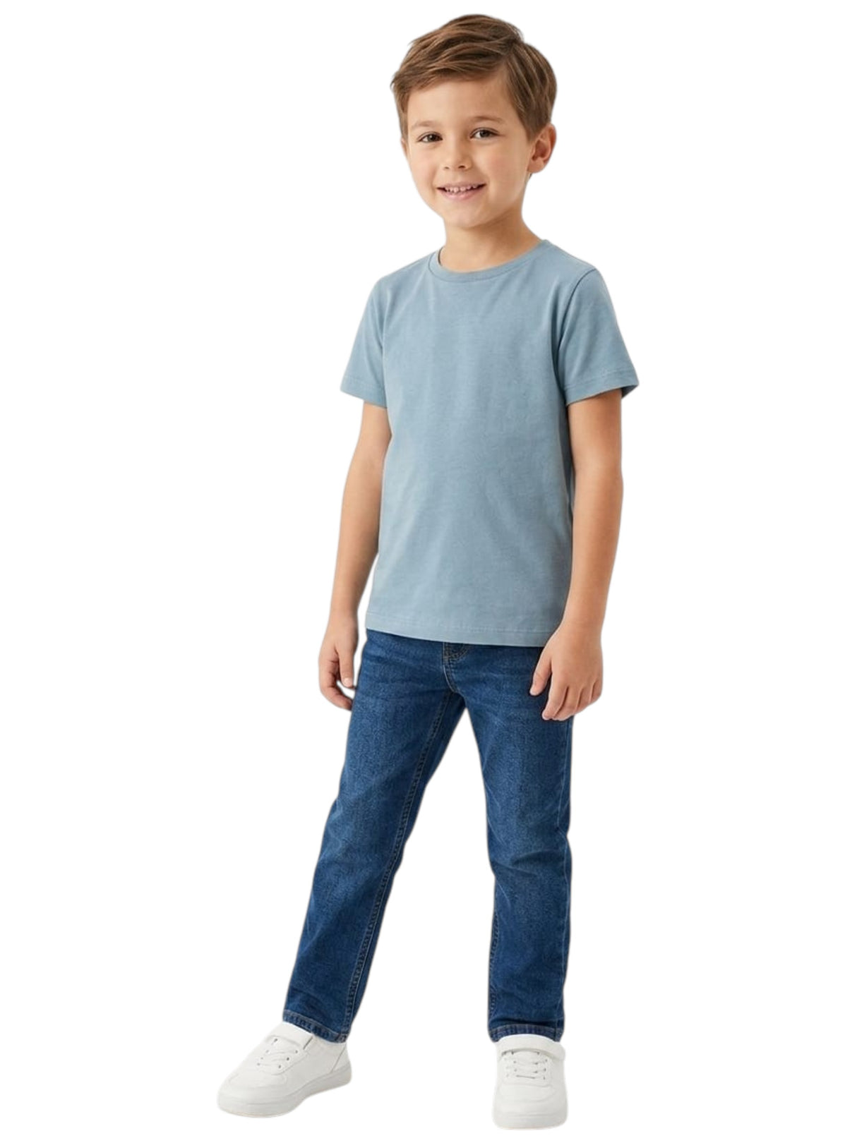 Image for Kids Boy's Plain Top,Blue