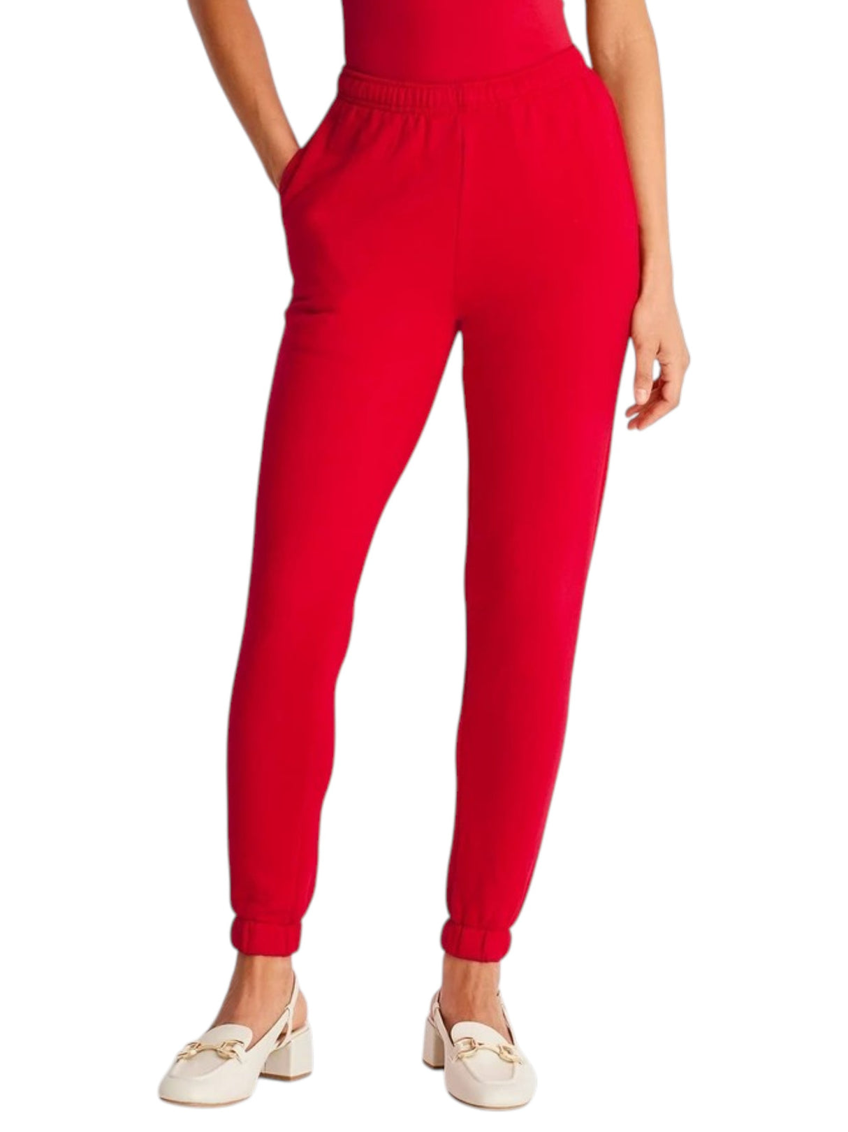 Image for Women's Plain Pants,Red
