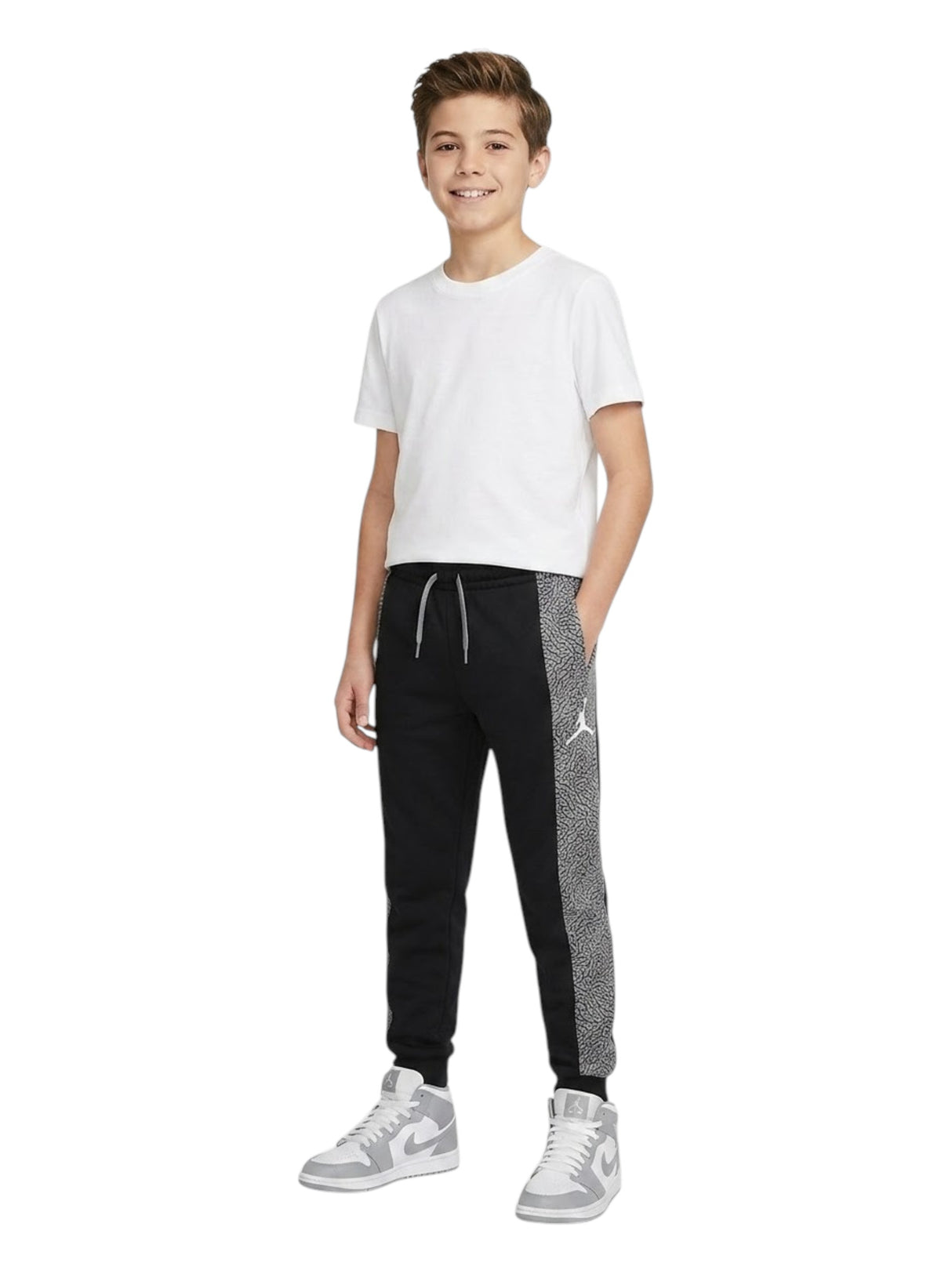 Image for Kids Boy's Color Blocked Pants,Black
