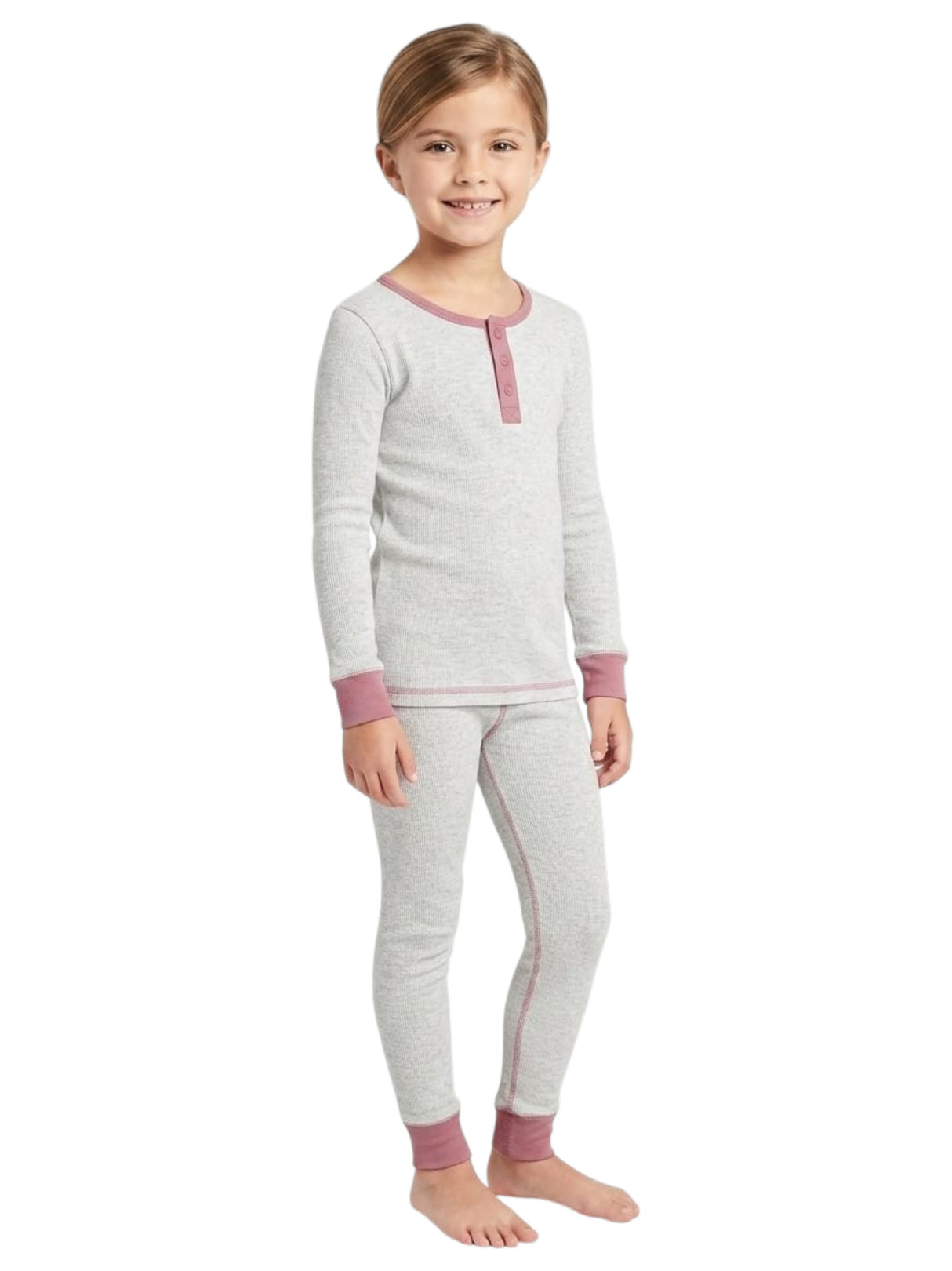 Image for Kids Girl's Plain Sleepwear Top,Grey