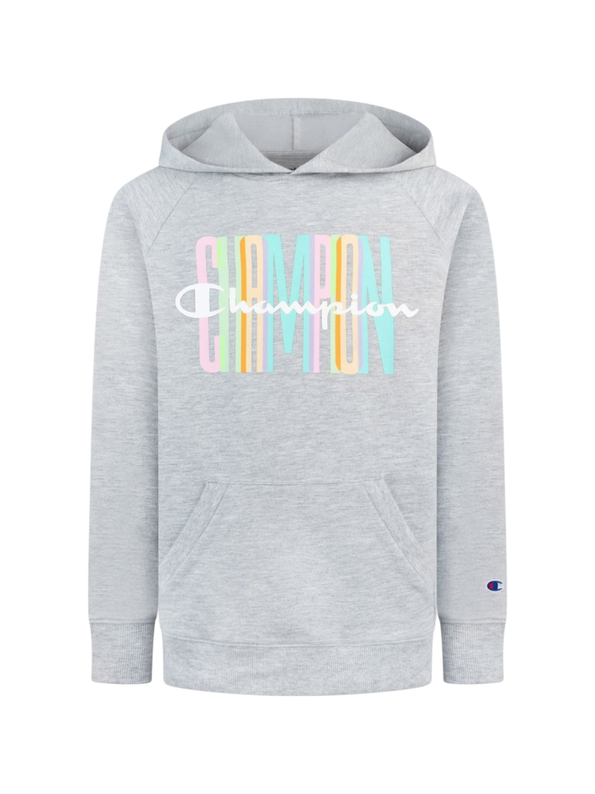 Image for Kids Girl's Brand Logo Printed Hoodies,Light Grey