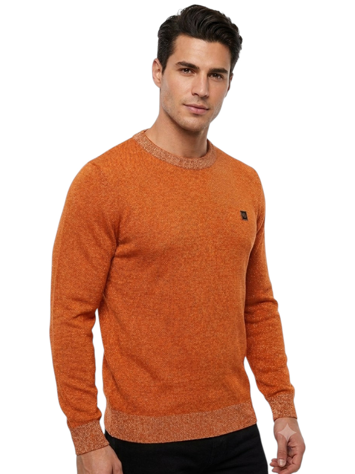 Image for Men's Knitted Sweaters,Orange